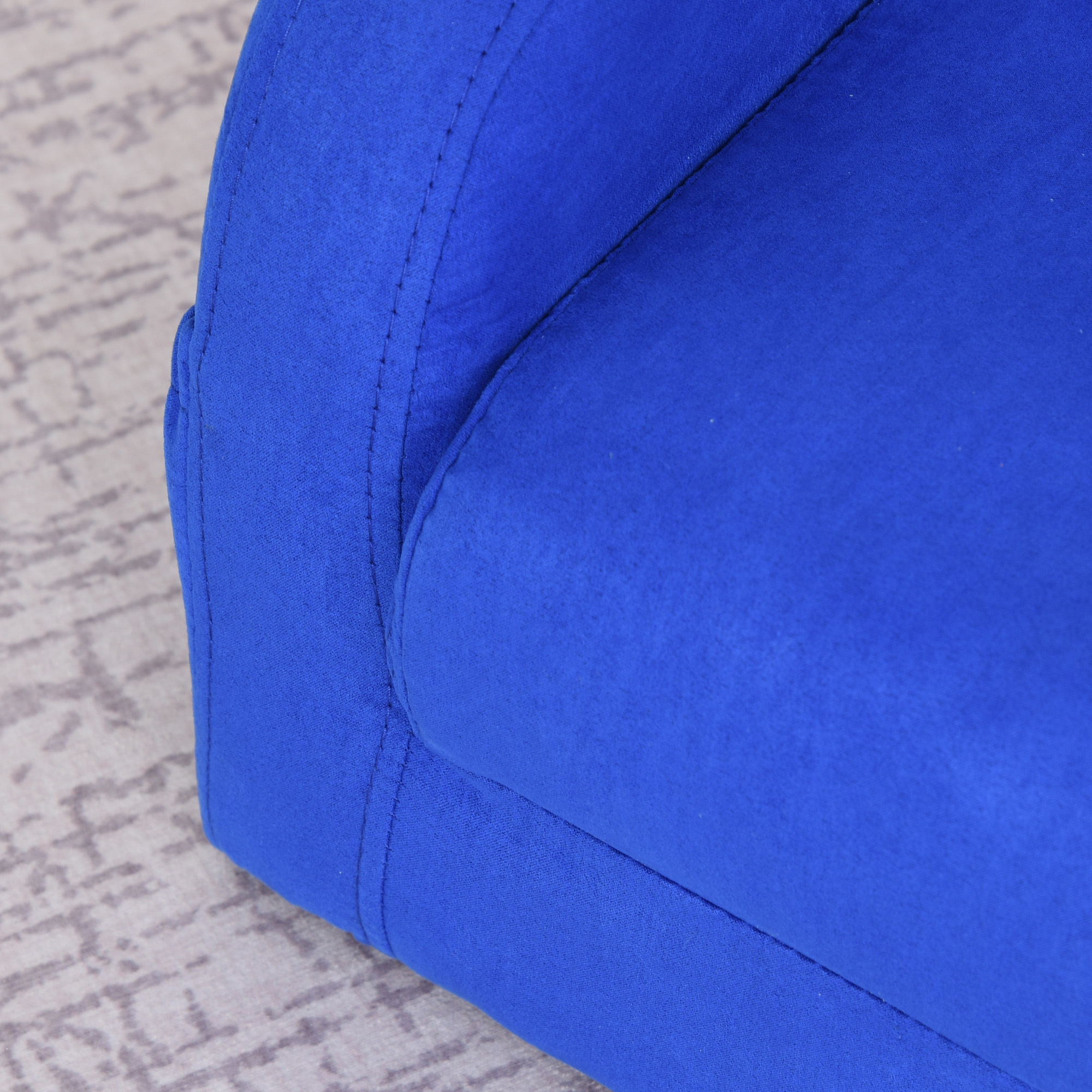 HOMCOM 2 In 1 Kids Children Sofa Chair Bed Folding Couch Soft Flannel Foam Toddler Furniture for 3-4 years old Playroom Bedroom Living Room Blue