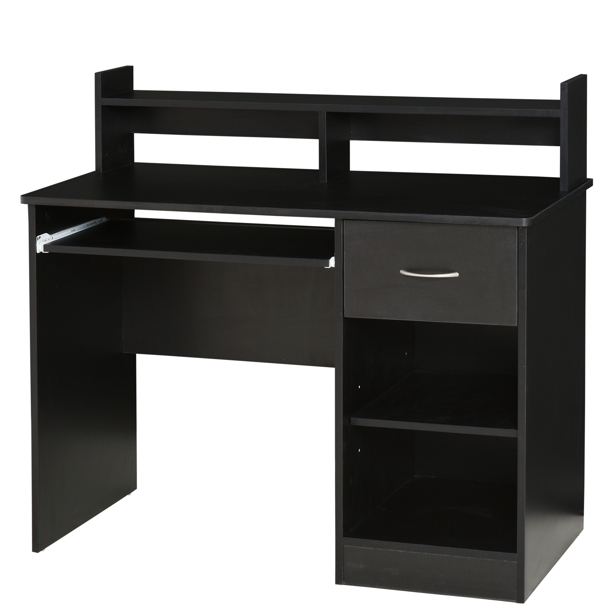 Schreibtisch Computertisch Bürotisch Arbeitstisch PC Tisch Schwarz 120x60 Cm EBa
