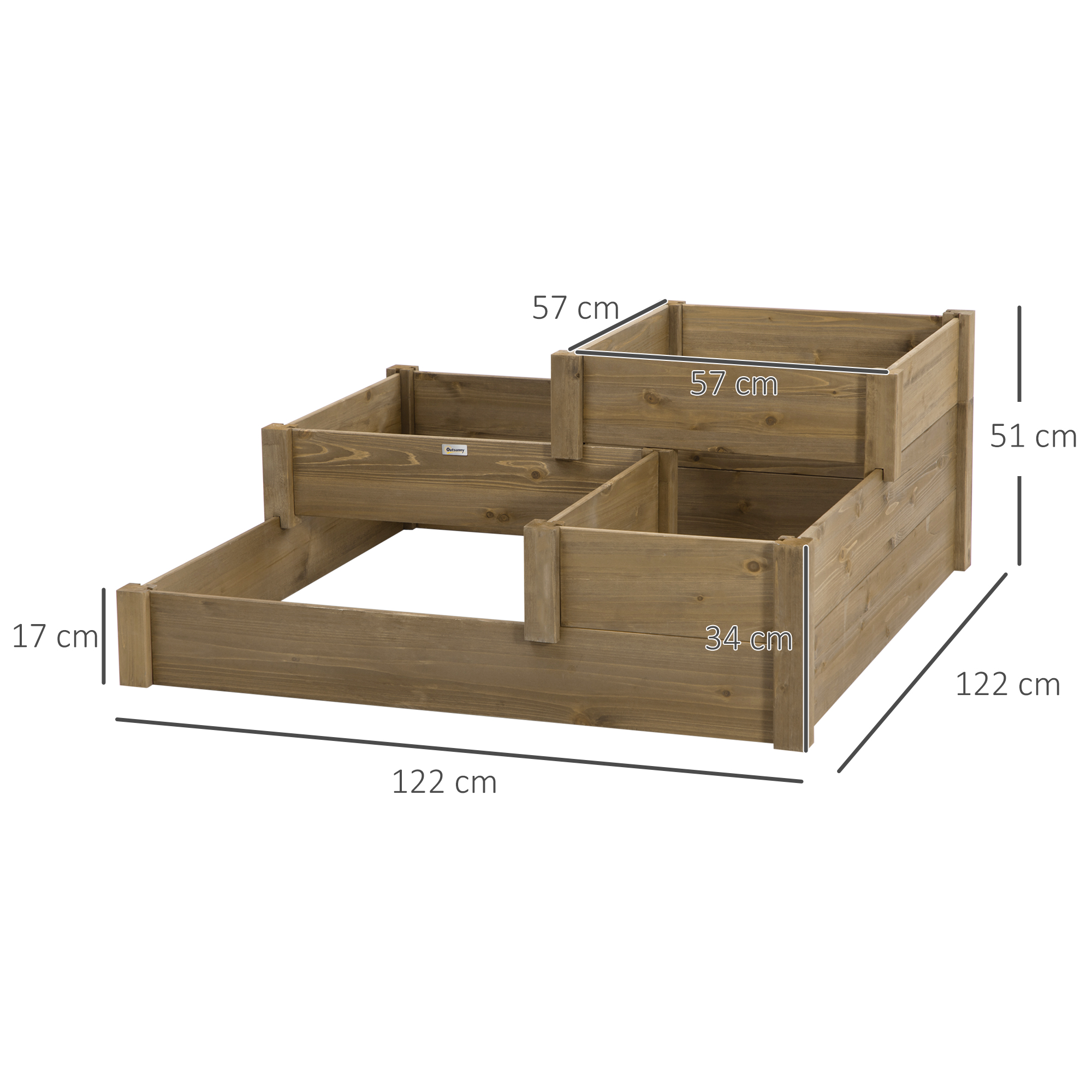 dobar® 58186e Verhoogd bloembed met rankrooster, plantenbak op wieltjes, bloembed van massief hout, smal kruidenbed voor tuin/terras/balkon, 79 x 28,5 x 130 cm, wit
