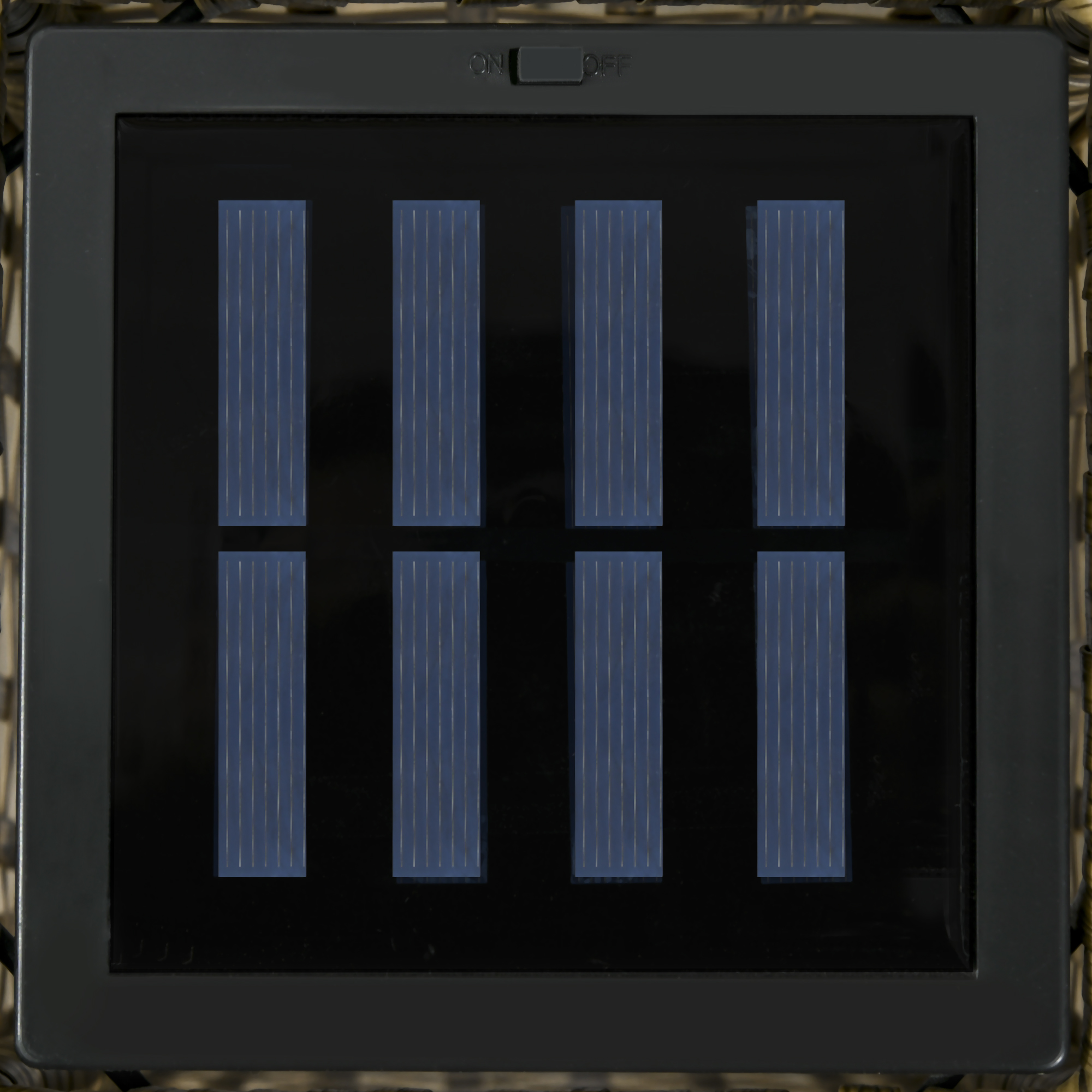 Outsunny Outdoor Rattan Solar Lantern, Brushed PE Wicker Patio Garden Lantern wtih Auto On/Off Solar Powered LED Lights for Indoor & Outdoor Use Grey