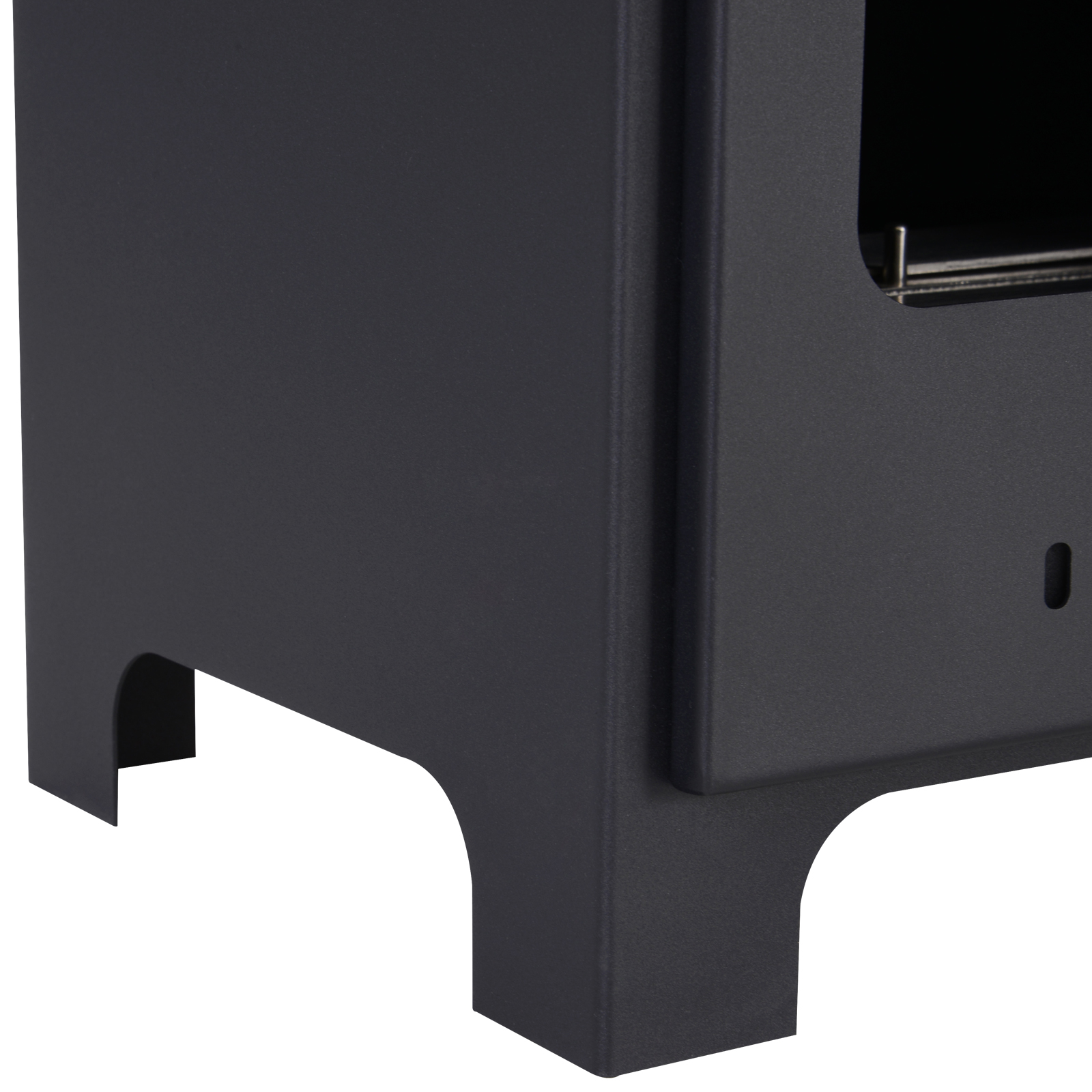 HOMCOM Freestanding Ethanol Fireplace, Bioethanol Fire with 1.5L Tank, 3 Hours Burning Time for Indoor, Black