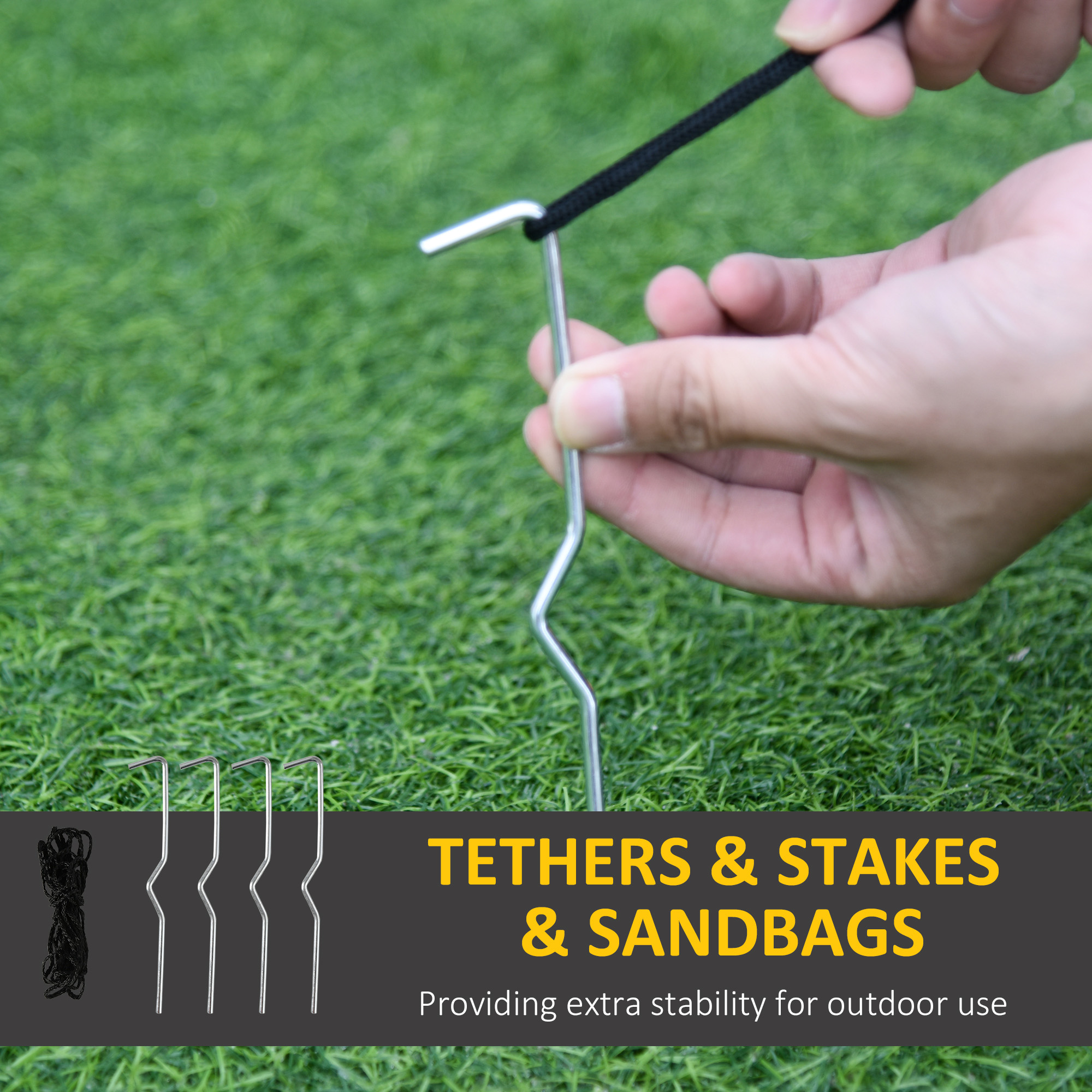 HOMCOM 1.2m Witch Ghost Halloween Inflatable Decoration w/ LED Lights, Fan Accessories, Pumpkin Lantern, Weather-Resistant Indoor Outdoor Seasonal