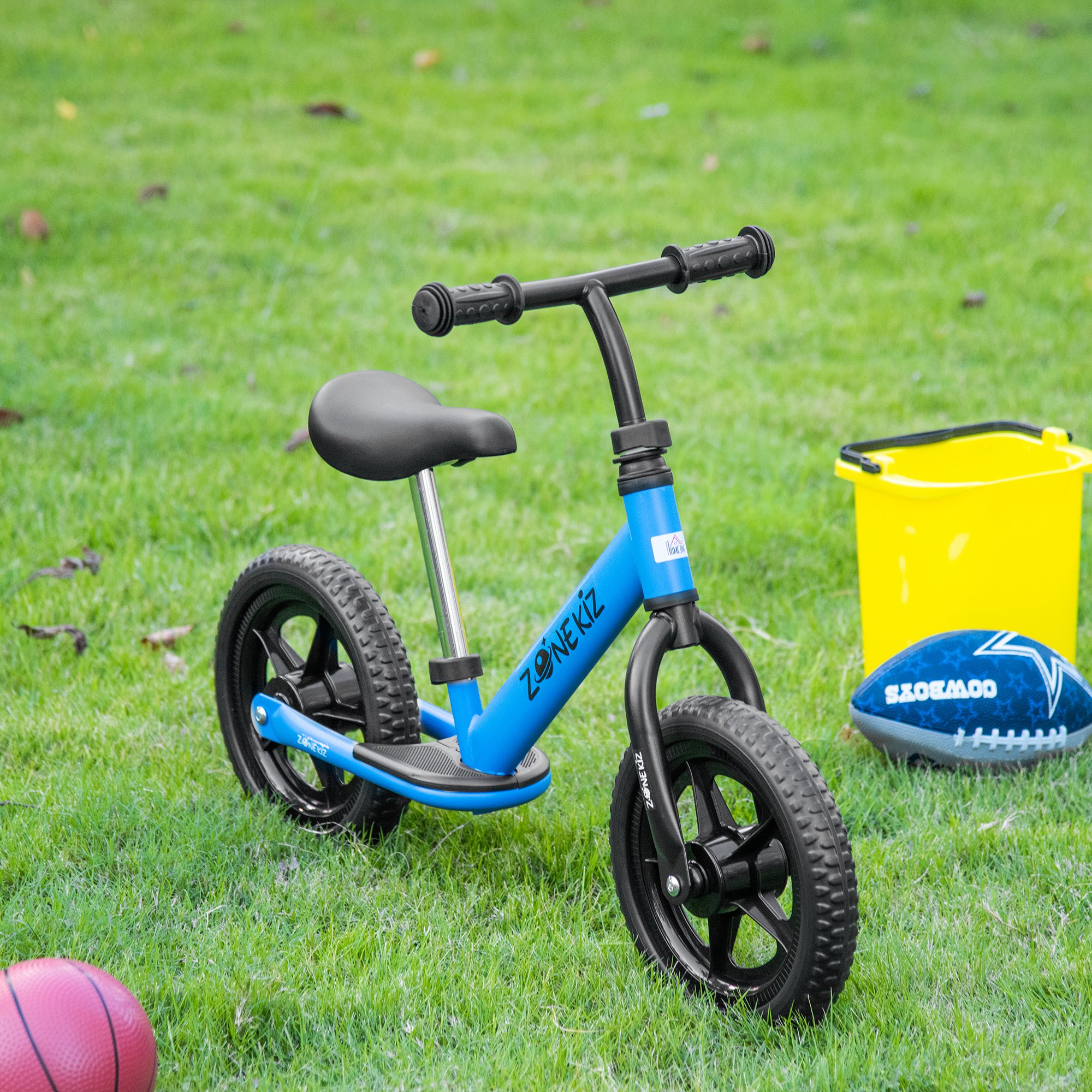 HOMCOM Bicicleta sin Pedales para Niños de 1-3 Años Bicicleta de Bebé 60x24x37 cm Rosa | España