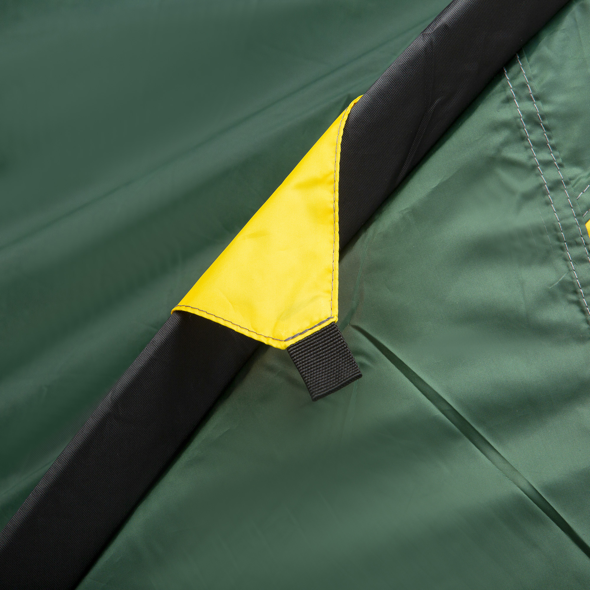 Outsunny Dome Camping Tent for 2, Waterproof with Large Windows, Adventure Ready, Green & Yellow