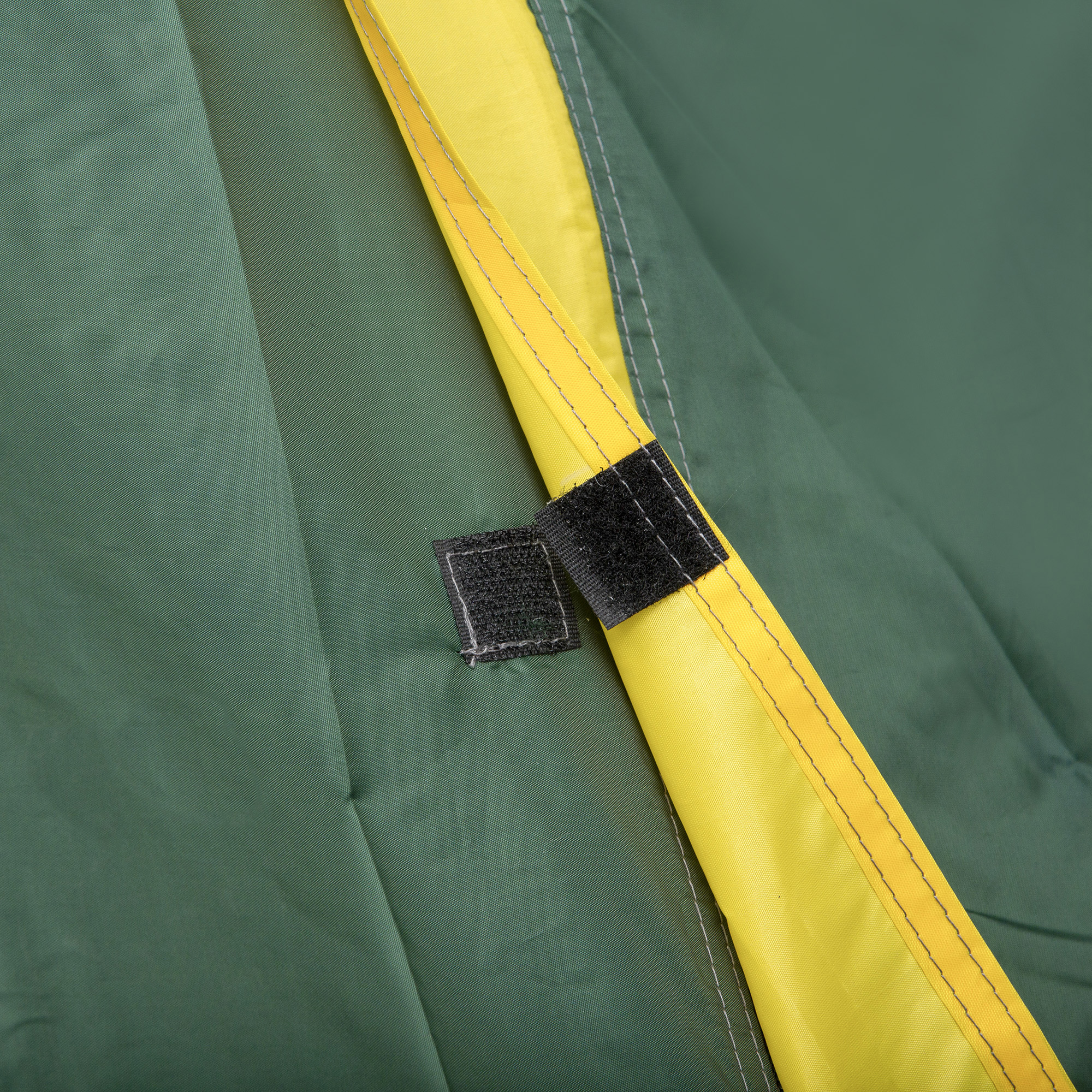 Outsunny Dome Camping Tent for 2, Waterproof with Large Windows, Adventure Ready, Green & Yellow