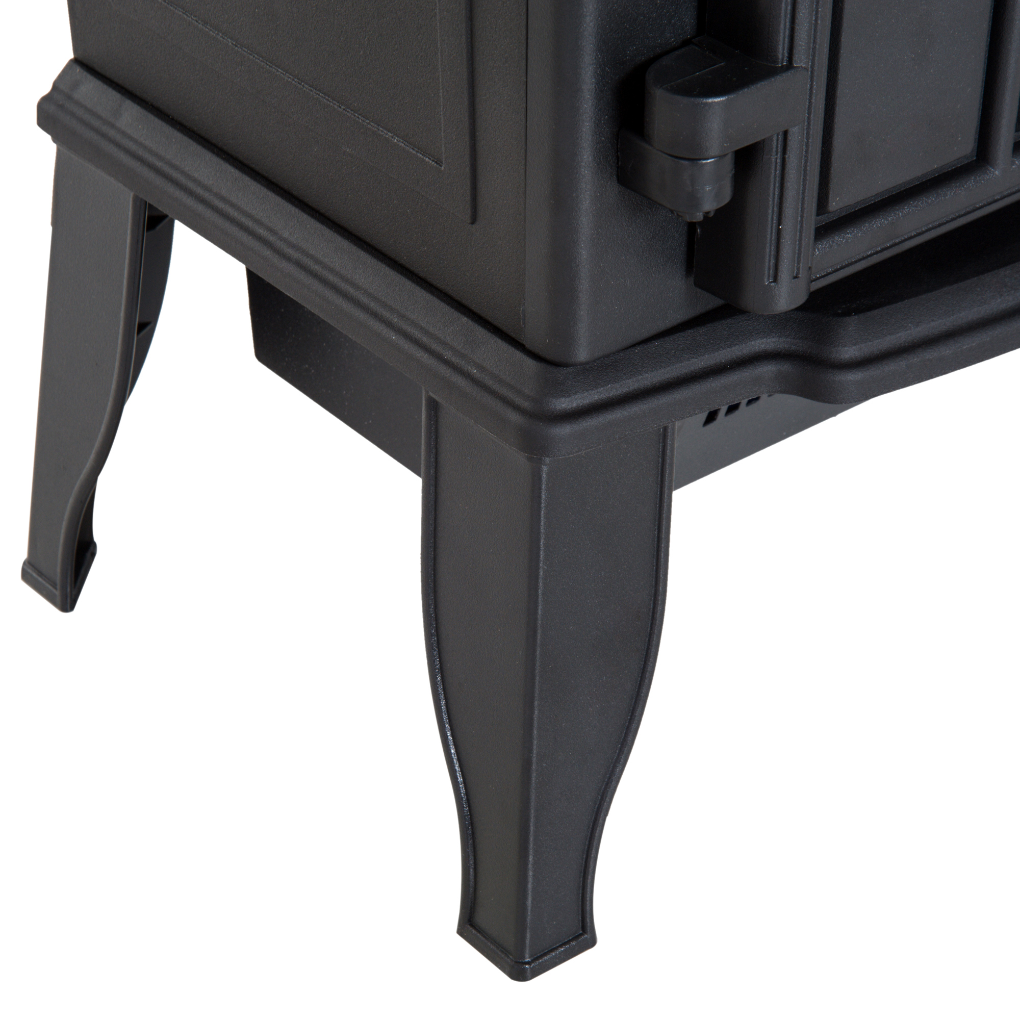 HOMCOM Freestanding Electric Fireplace Heater, 1000W/2000W-Black 