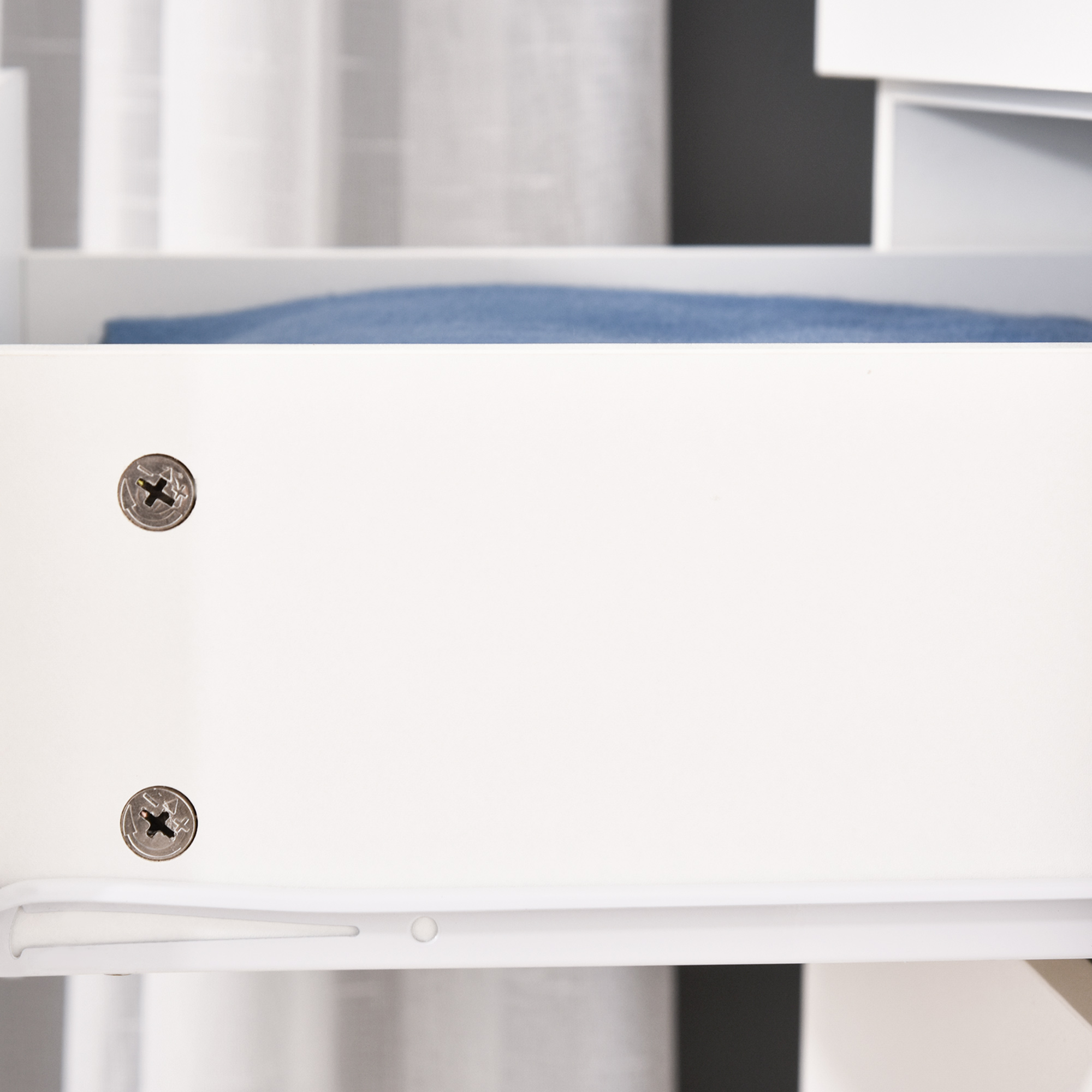 HOMCOM Mirror Wardrobe with 2 Doors, Adjustable Shelf, 3 Drawers, Home Storage, 80W x 50D x 180H cm, White