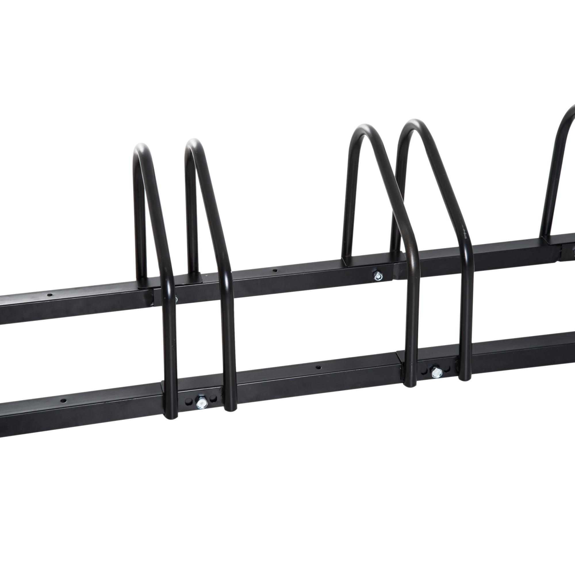 HOMCOM Bike Parking Rack, 95Lx33Wx27H cm, Steel-Black
