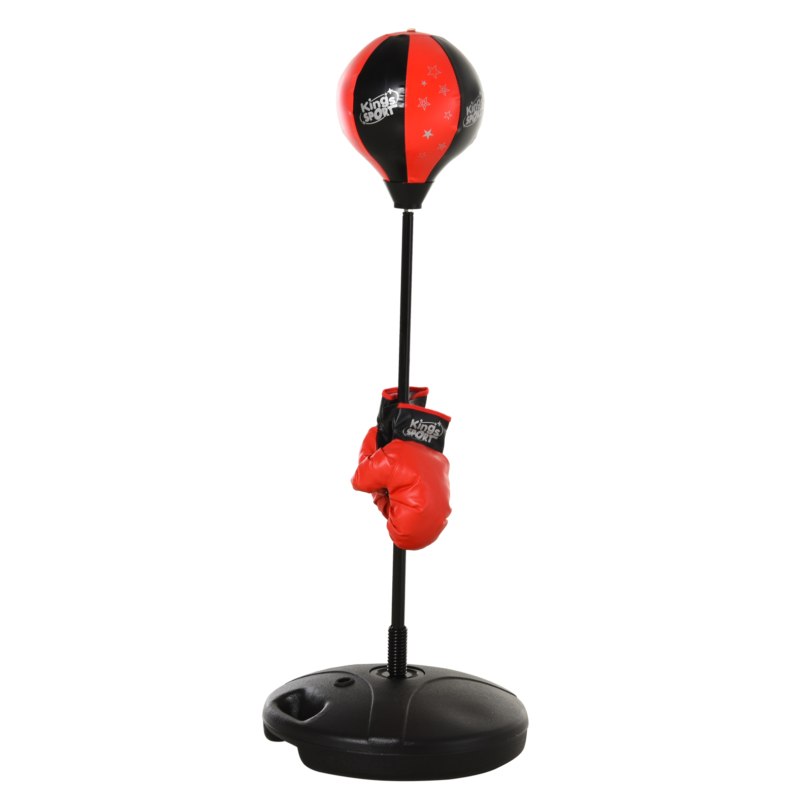 HOMCOM Adjustable Boxing Punch Ball Set with 360Â° Degree Rebound Spring, Fighting Game for Teenagers, 38x78-120cm