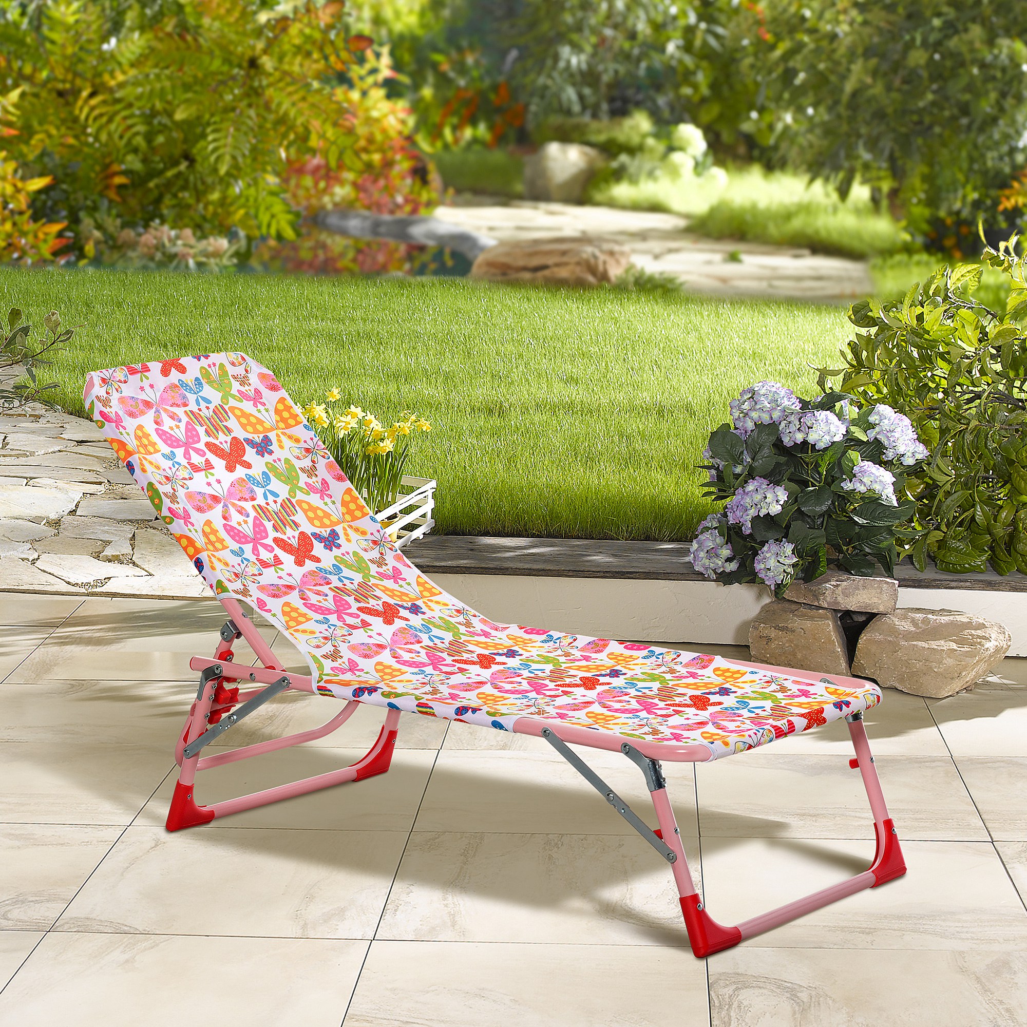 Sun Lounger Childrens Outdoor Lounge Chair Childrens Garden