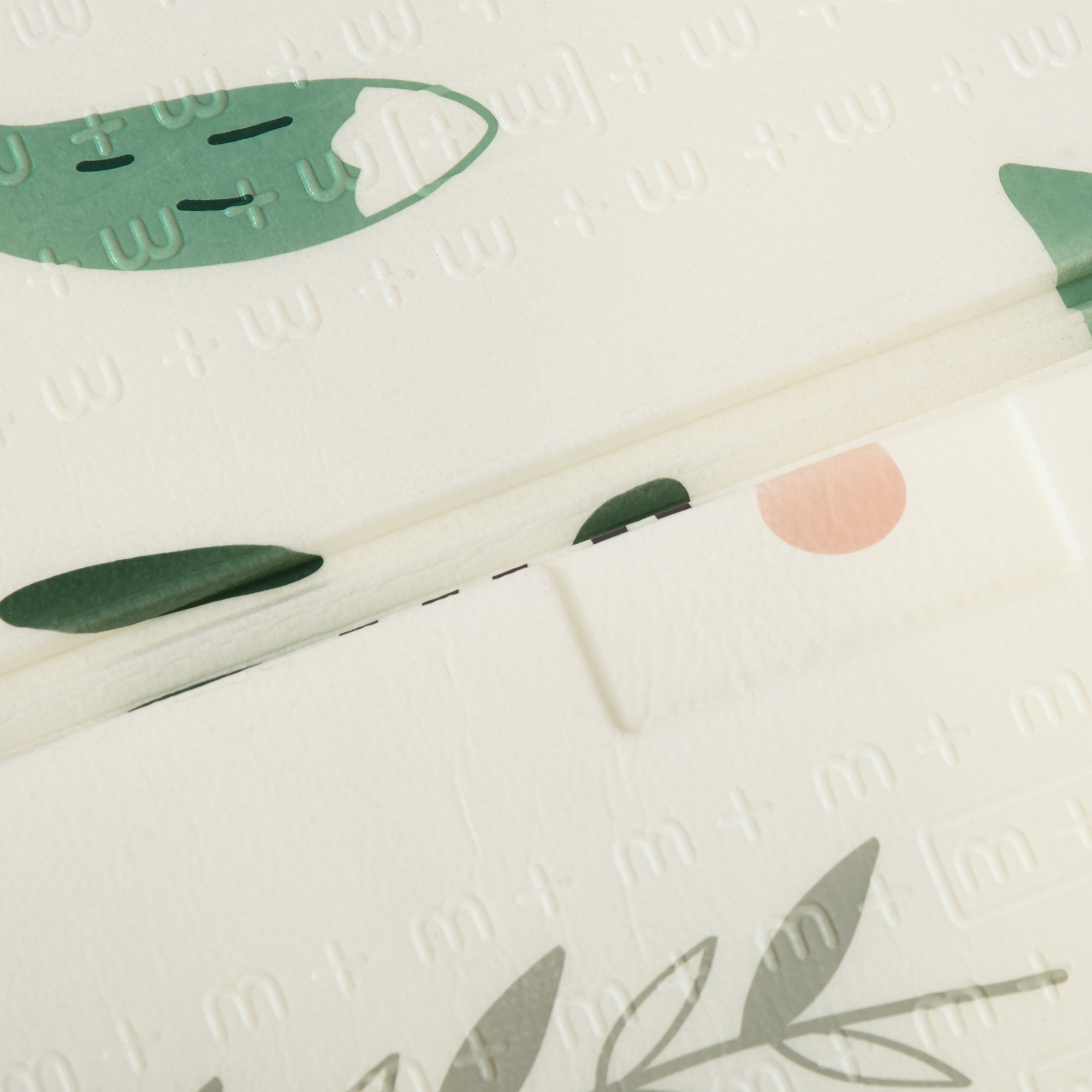 HOMCOM Foldable Kids Foam Mat Reversible Educational XPE Floor Mat Crawling Toddler Playmat Portable Picnic Carpet Exercise Workout Mat