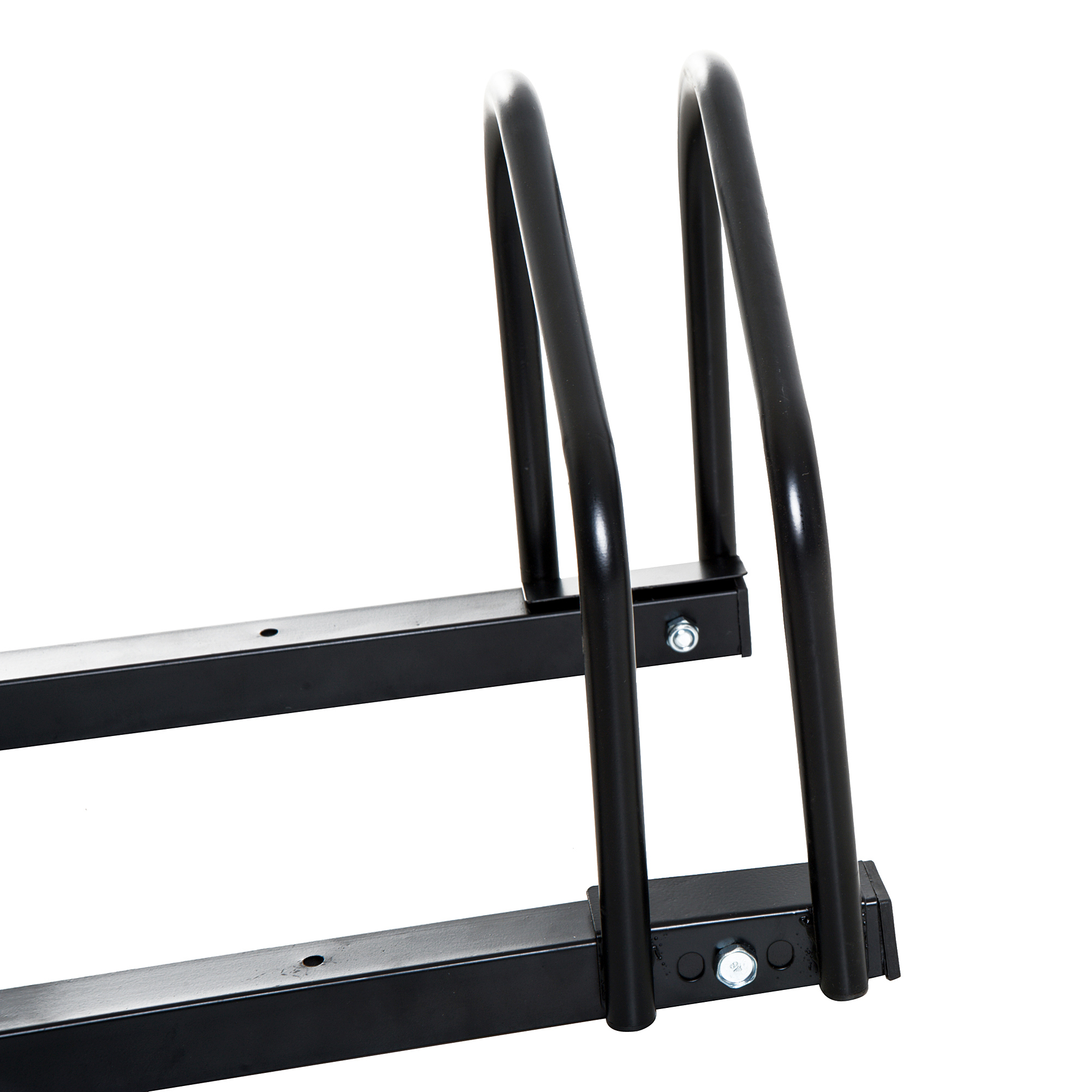 HOMCOM Bike Parking Rack, 130Lx33Wx27H cm, Steel-Black
