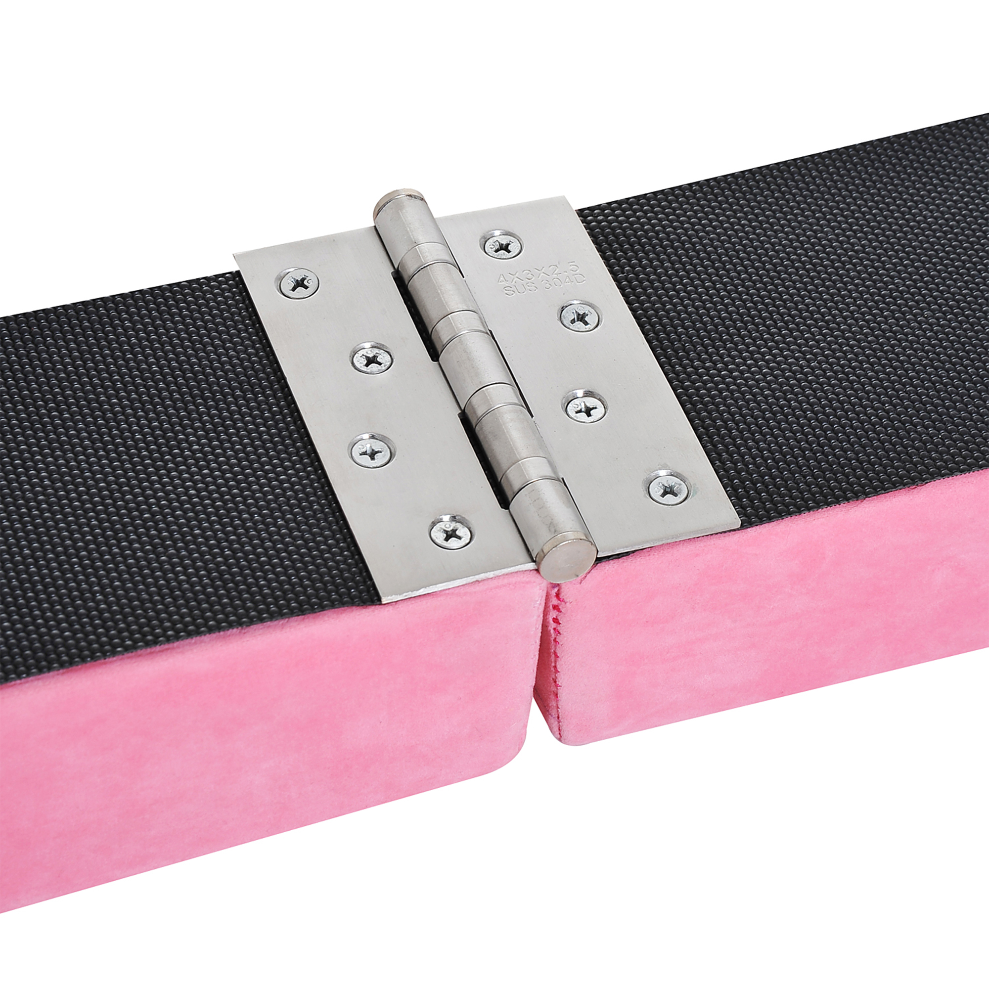 HOMCOM Balance Beam Trainer, 2.1 m-Pink  