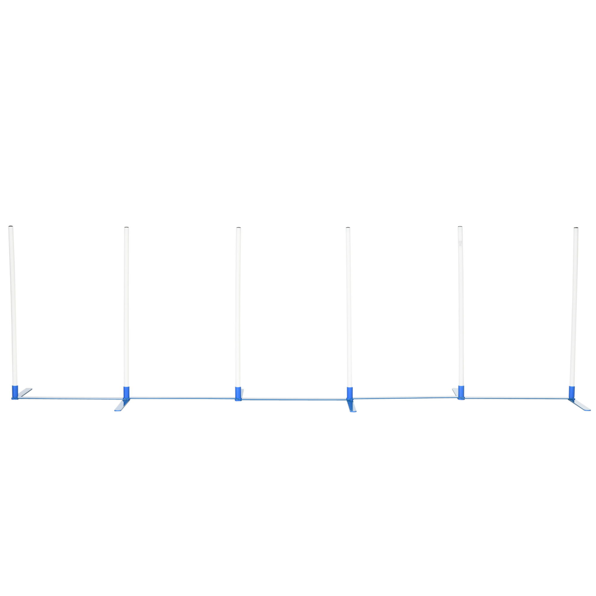 PawHut Adjustable Dog Agility Training Fun Obstacle Course Set with Weaves Poles and Storage Bag for Backyard or Park