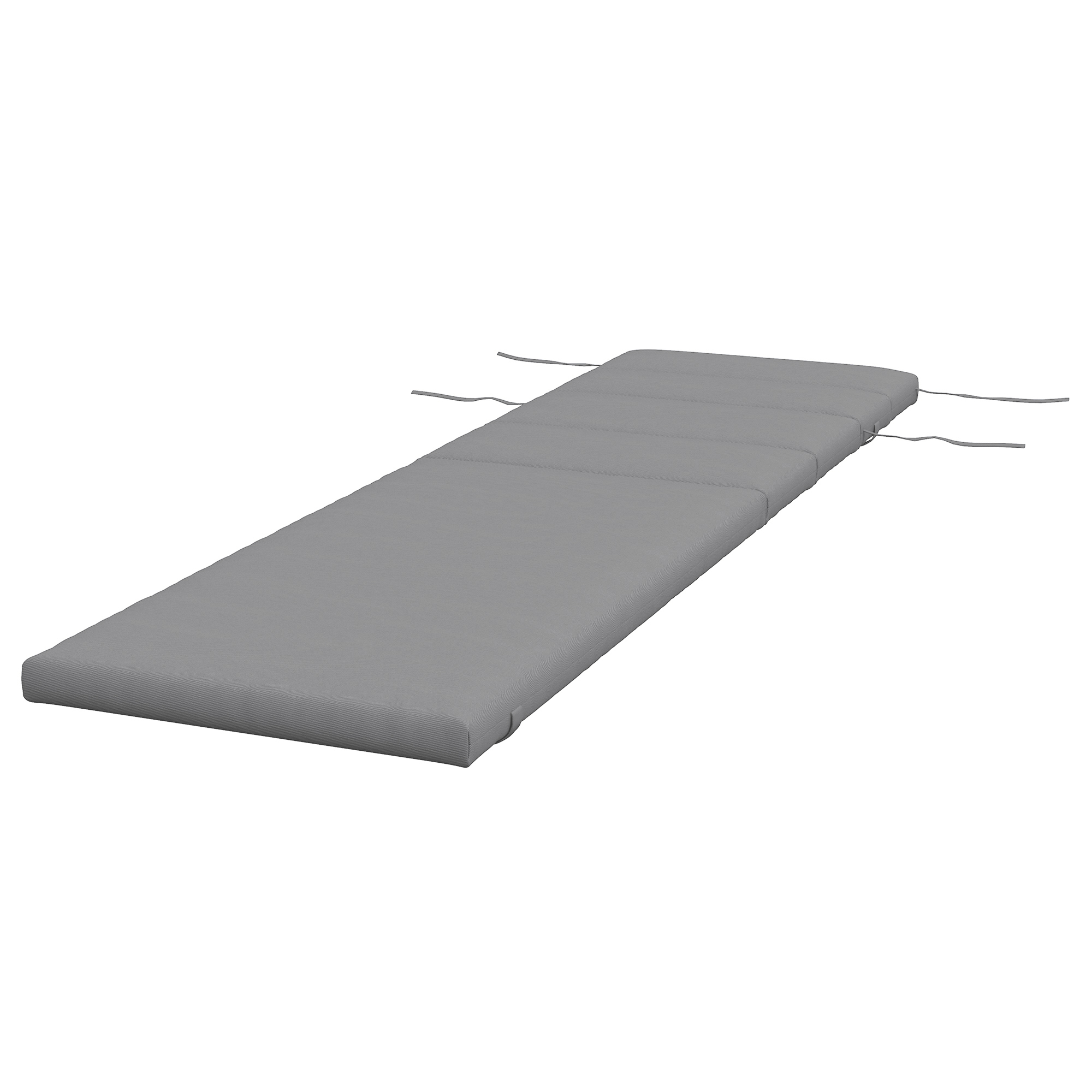 Poze Outsunny Pernă de Lux pentru Șezlong Exterior cu Tetieră și Legături, Perfectă pentru Relaxare, Gri Deschis | Aosom Romania