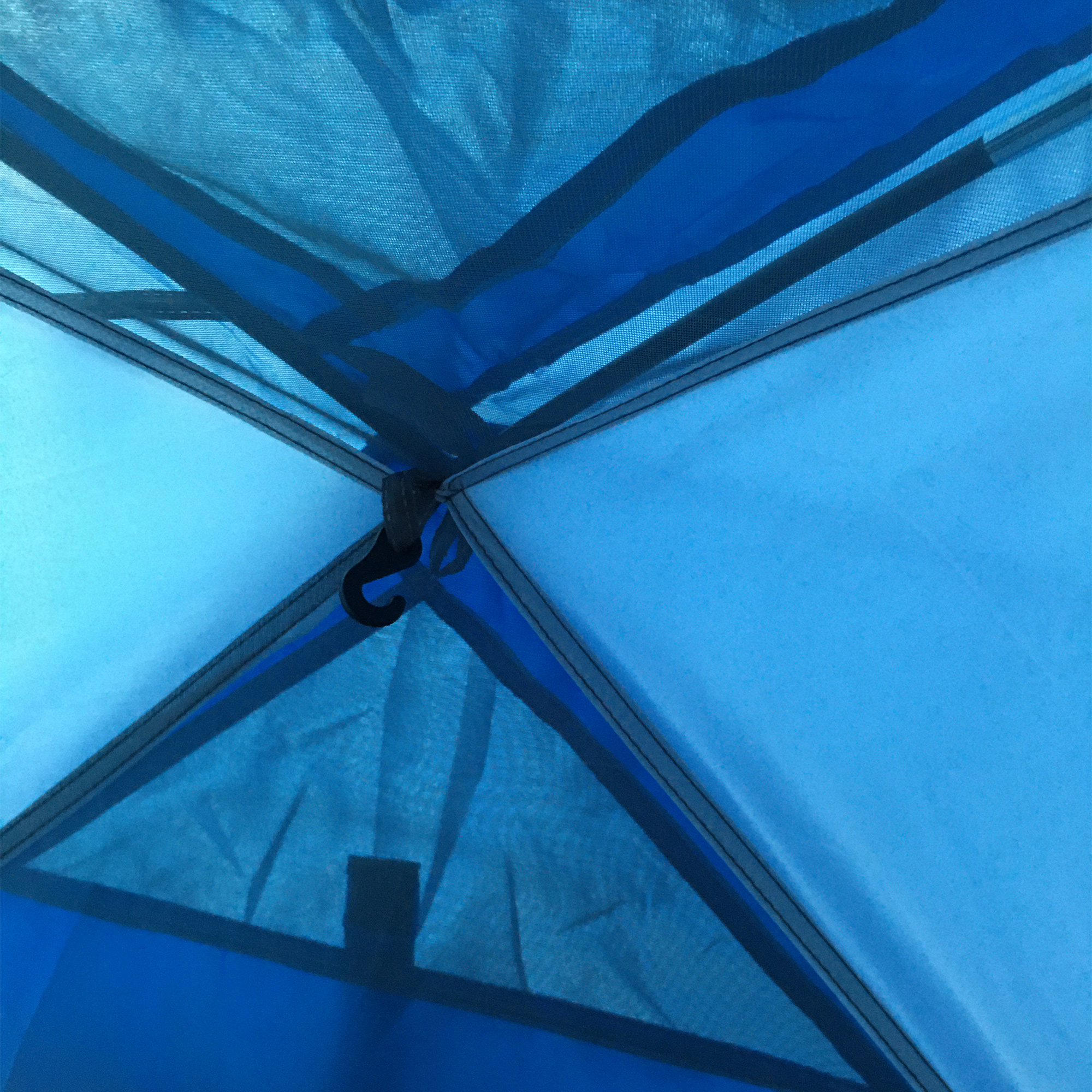 Outsunny Waterproof 2-Person Dome Camping Tent with Large Viewing Windows, Quick Setup, Blue and Grey