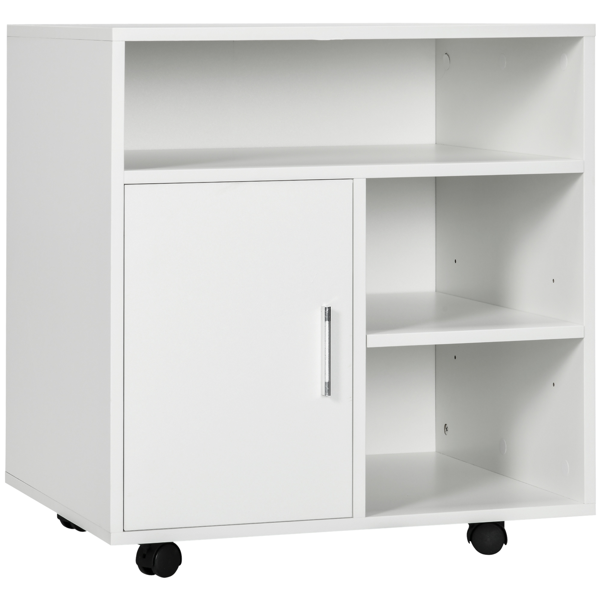 Twinco M568609 Carrello Portastampante Con 3 Ripiani E 4 Ruote