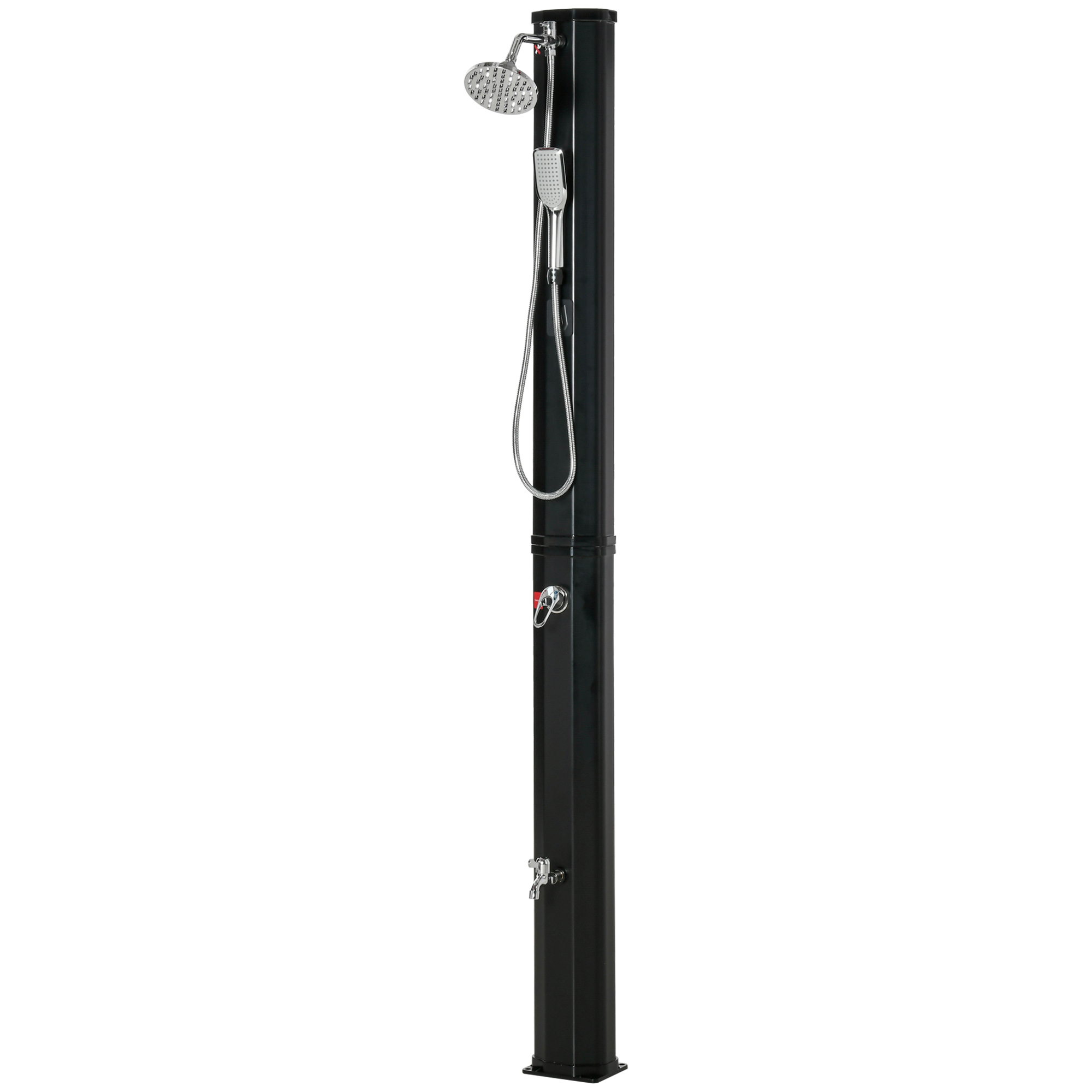 Sac de douche extérieur GOTOTOP - 12L - Gris - Tension haute fréquence