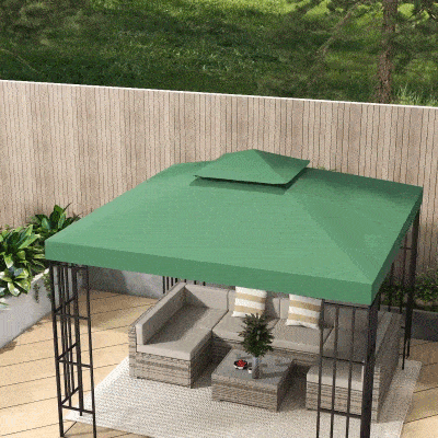 Acoperis pavilion, Gazebo, dublu strat, 3x3m