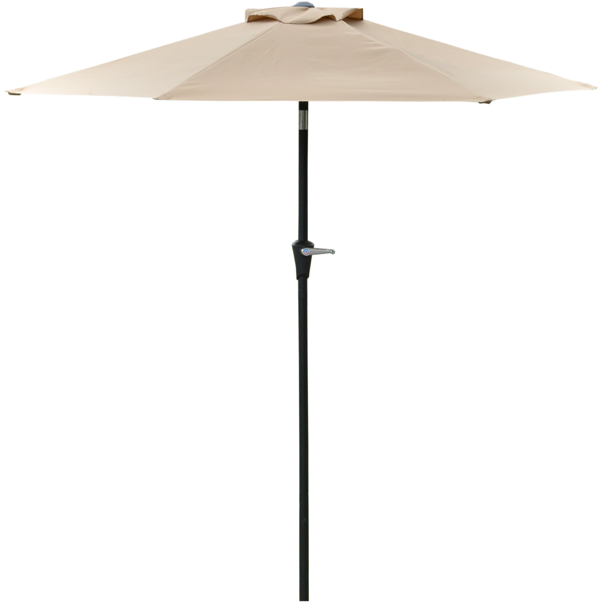 Poze Outsunny Umbrelă de Grădină Înclinabilă, pentru Terasă cu Deschidere cu Manivelă, Kaki, 2.3x2 m | Aosom Romania