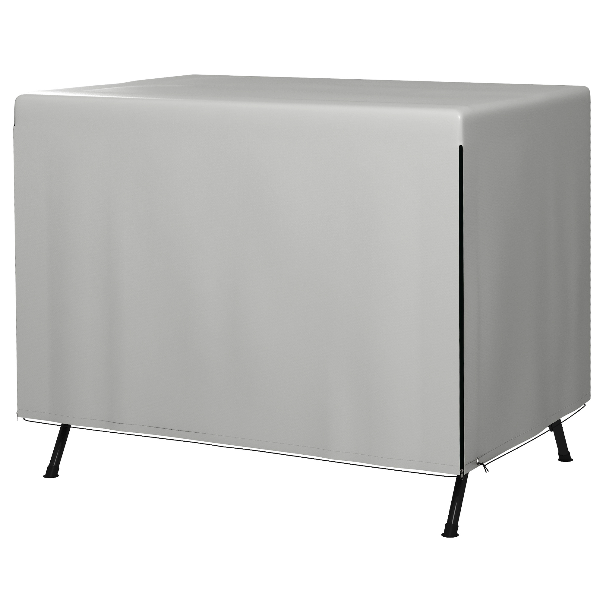 Outsunny tuinmeubelhoes, voor schommelbank, waterdicht, UV-bestendig, Met ritssluiting en vier bevestigingsogen, 215 x 155 x 150 cm, grijs | Aosom.nl