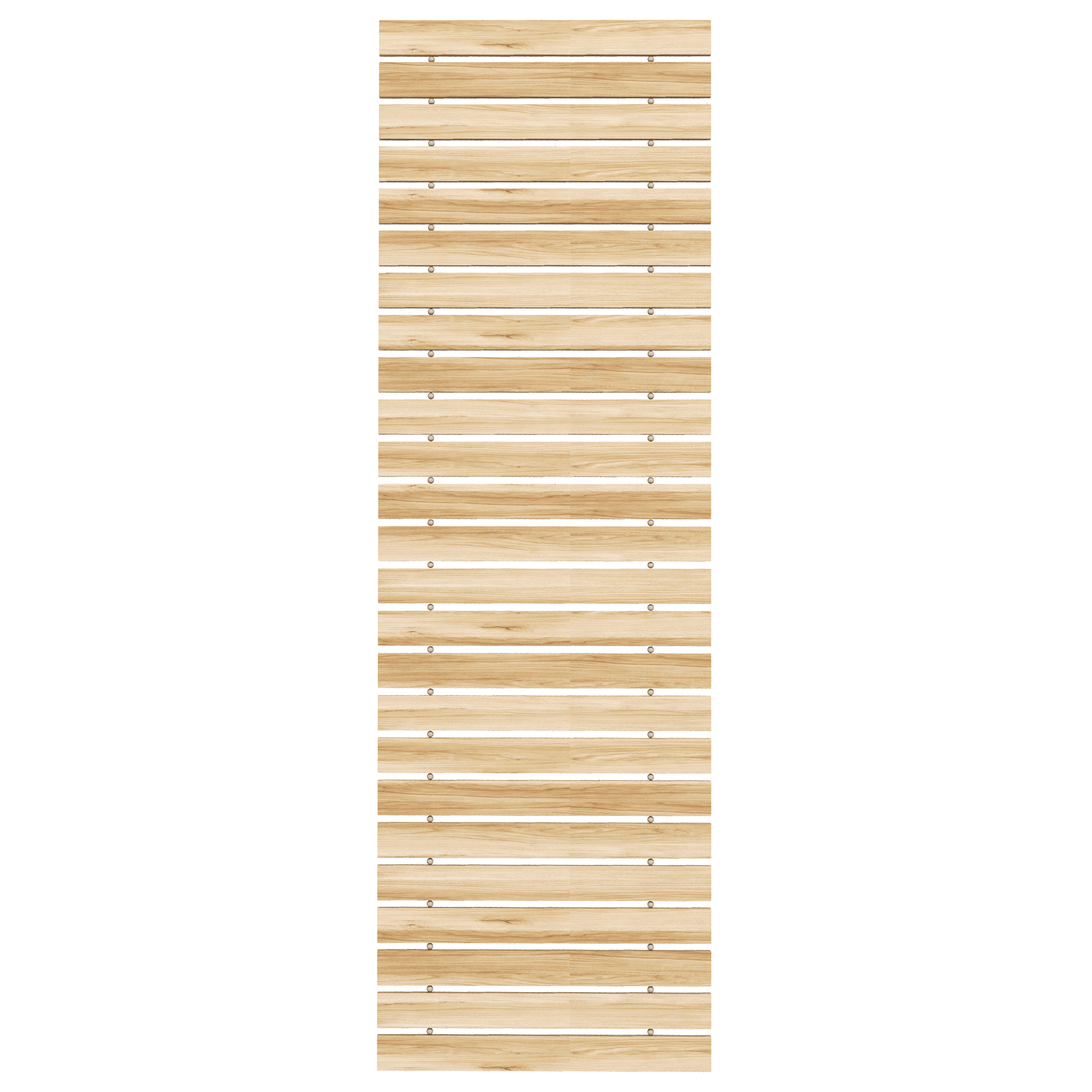 Outsunny Camino de Jardín de Madera 120x38 cm Pasarela Recta Enrollable para Exteriores Resistente a la Intemperie Natural