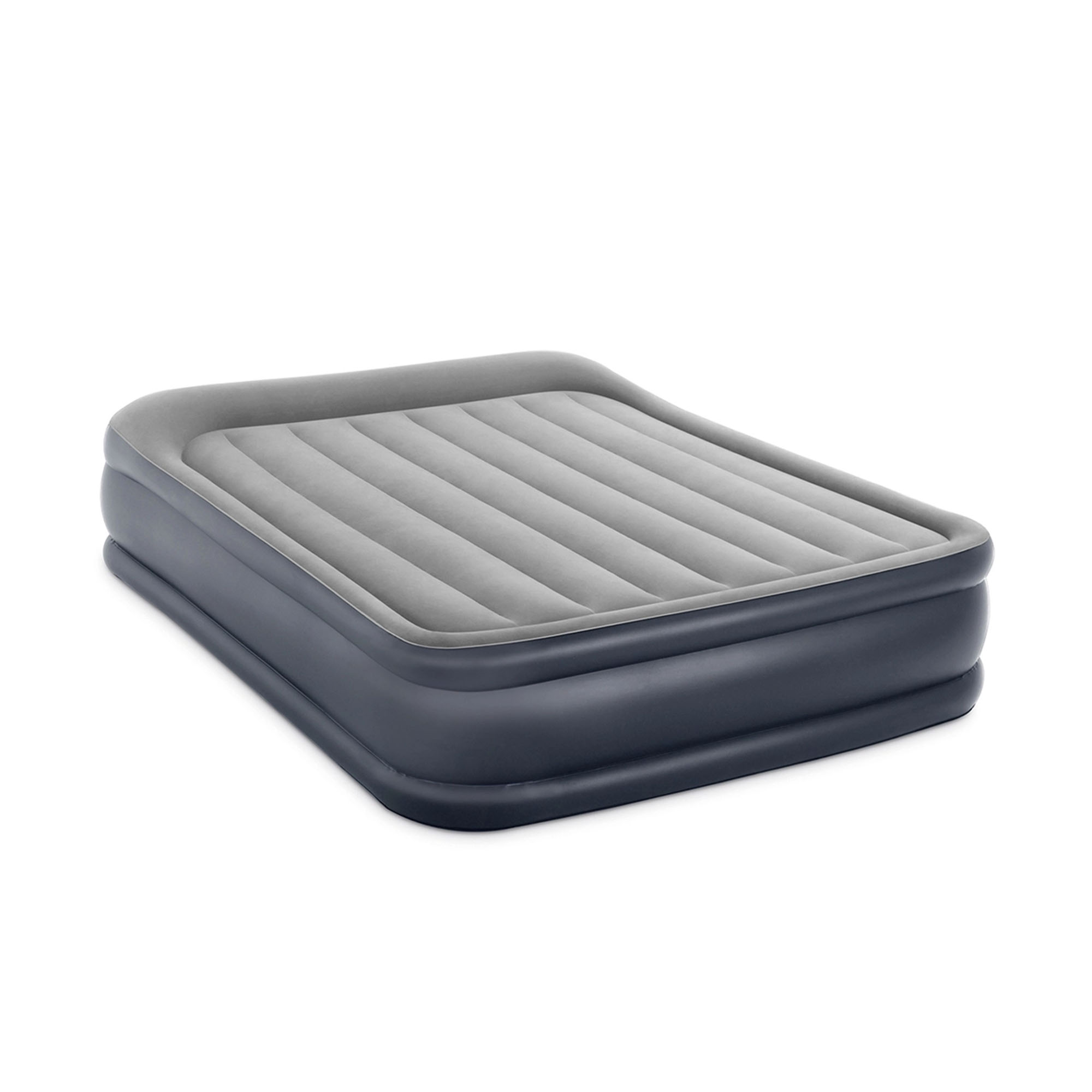 Materasso Gonfiabile Intex Dura-Beam Pillow Rest 137x191x25 Cm – Con Pompa Elettrica Incorporata, Capacità 130 Kg