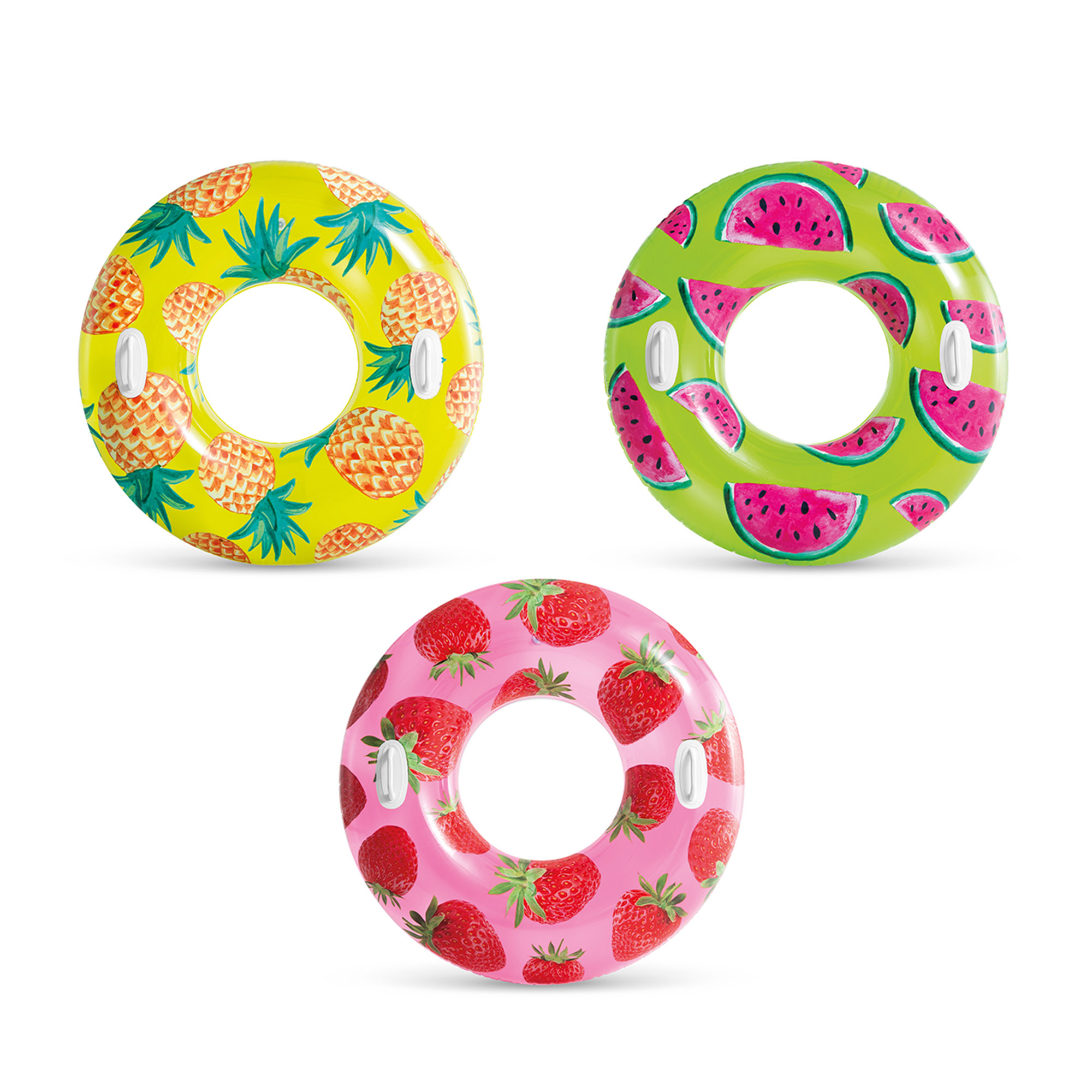 INTEX 56261NP - Ciambella Tropicale Con Maniglie Cm 107