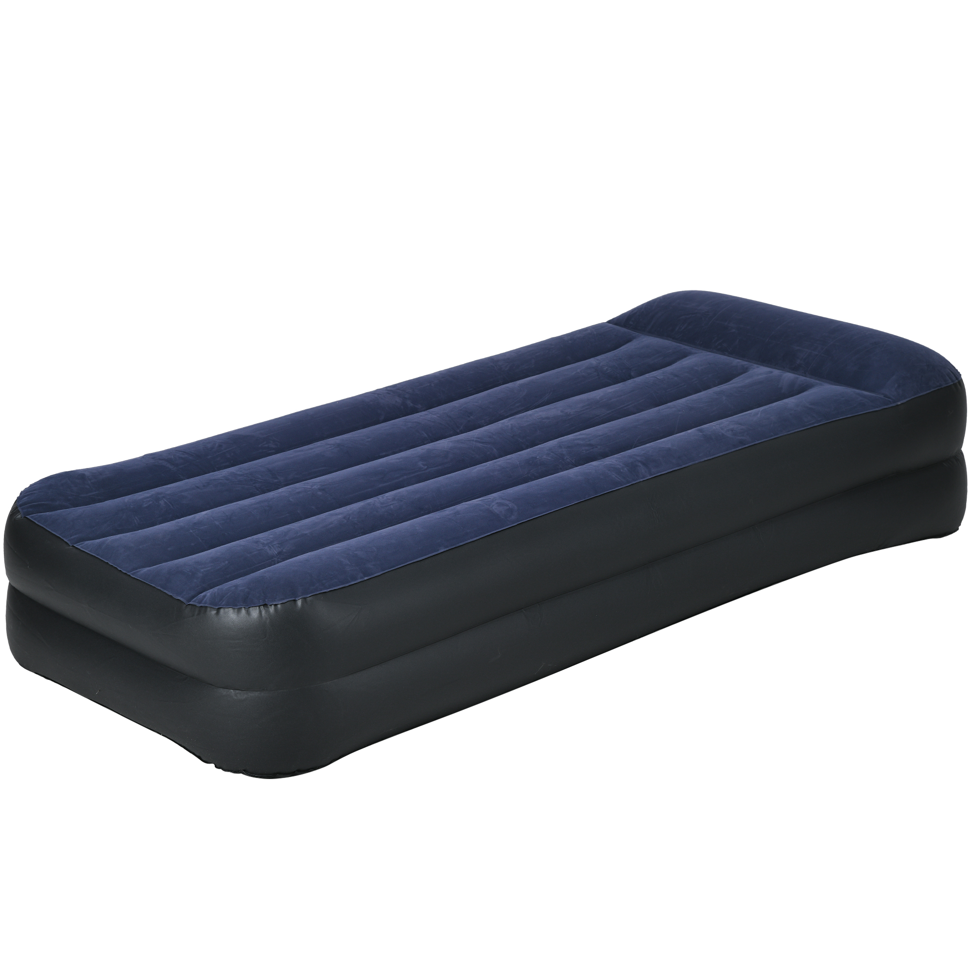 Outsunny Single Air Bed with Built-in Electric Pump and Carry Bag