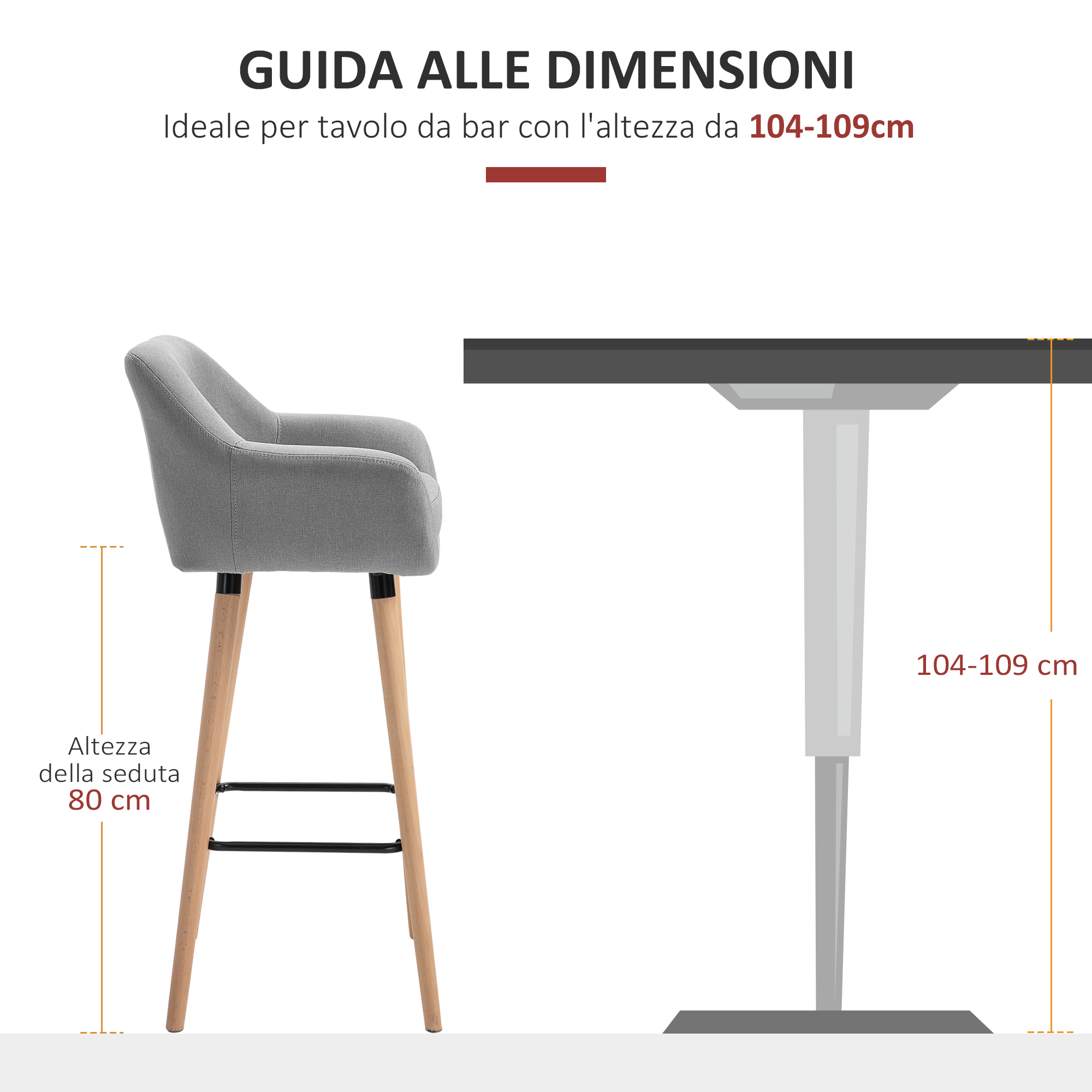HOMCOM Set 2 Sgabelli da Bar ad Altezza Regolabile, Sgabelli Cucina Alti con Seduta Ergonomica e Poggiapiedi in Effetto Velluto e Metallo, 47x51.5x92-114 cm, Grigio