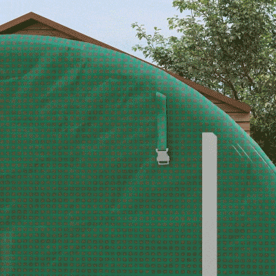 Sera Tunel Verde 500×200×205 cm – Otel & 8 Ferestre