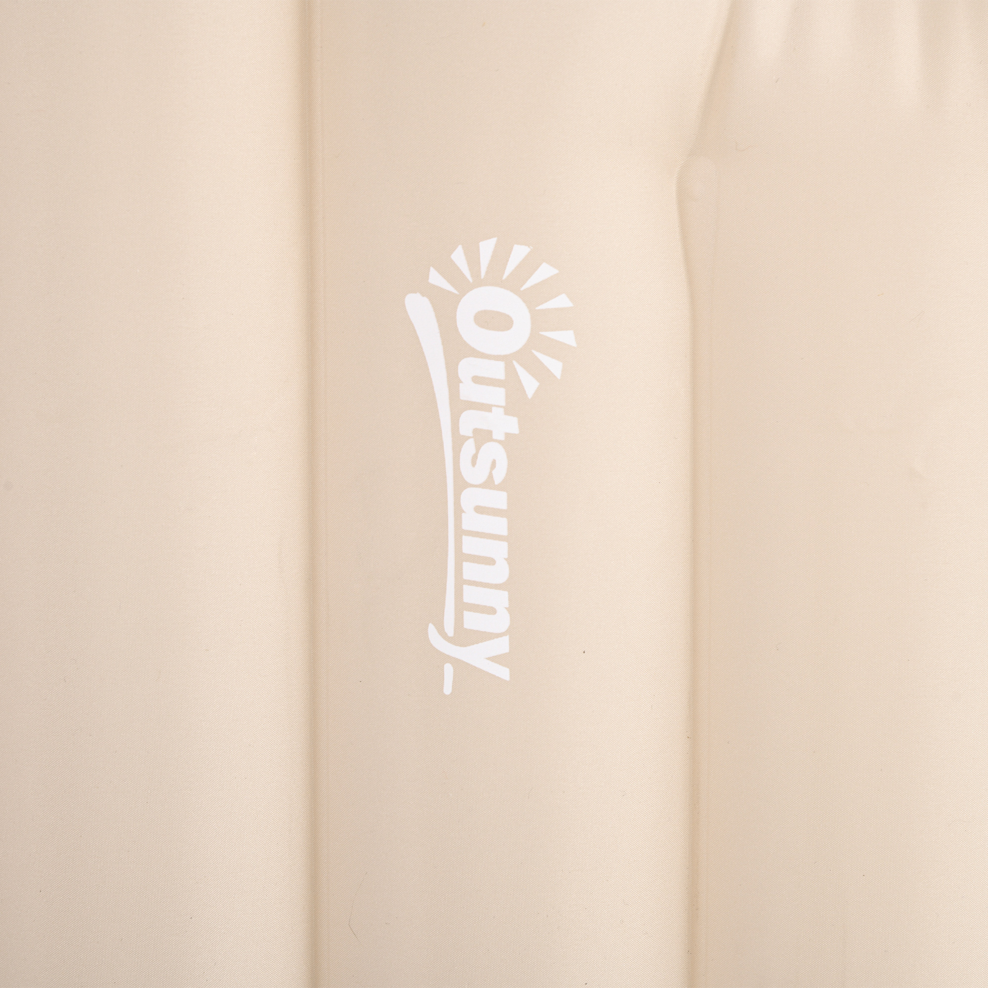 Outsunny Double Size Air Bed, with Built-in Foot Pump and Carry Bag, White