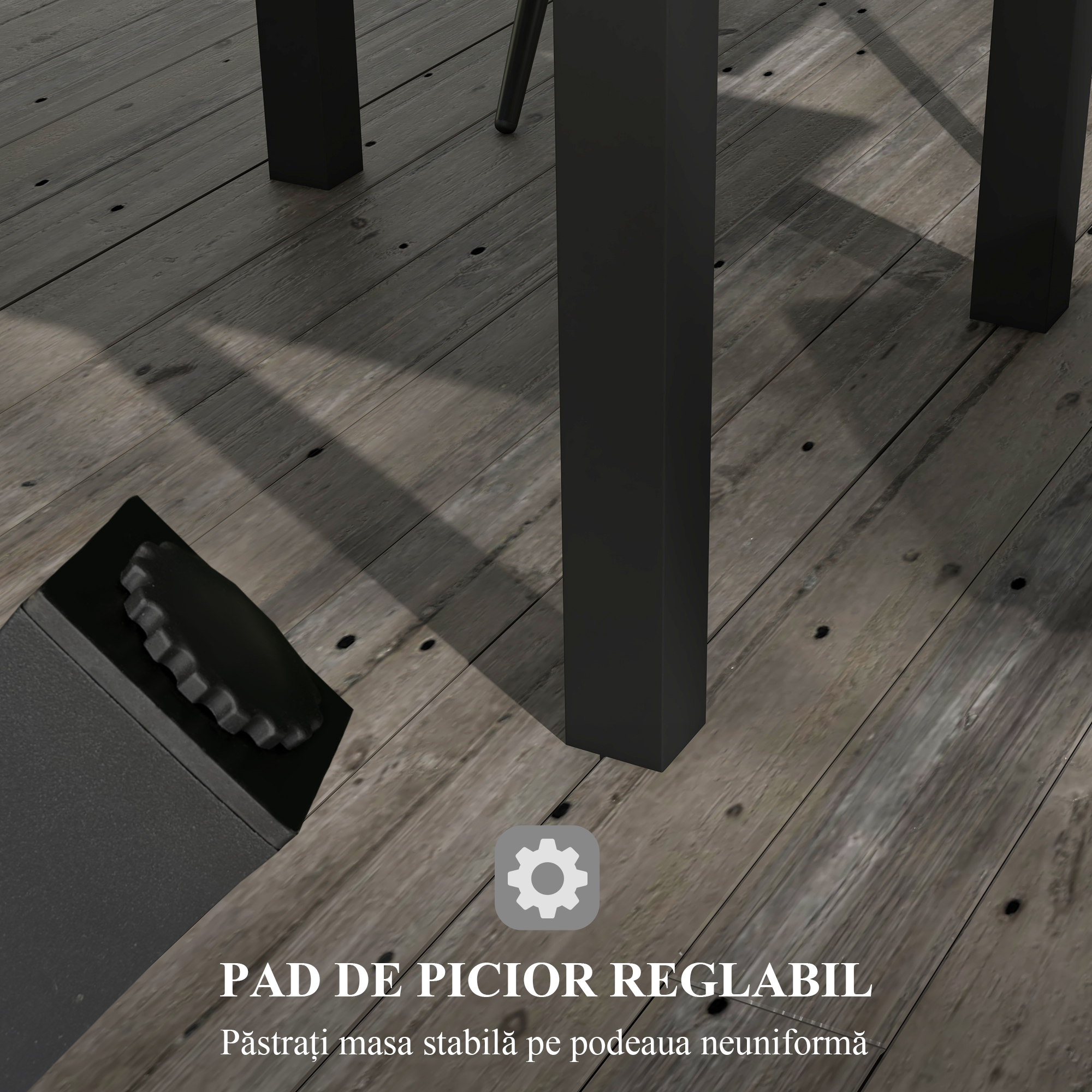 Masa Extensibila pentru Terasa , cu 4-6 Locuri, 81-162 cm [6]