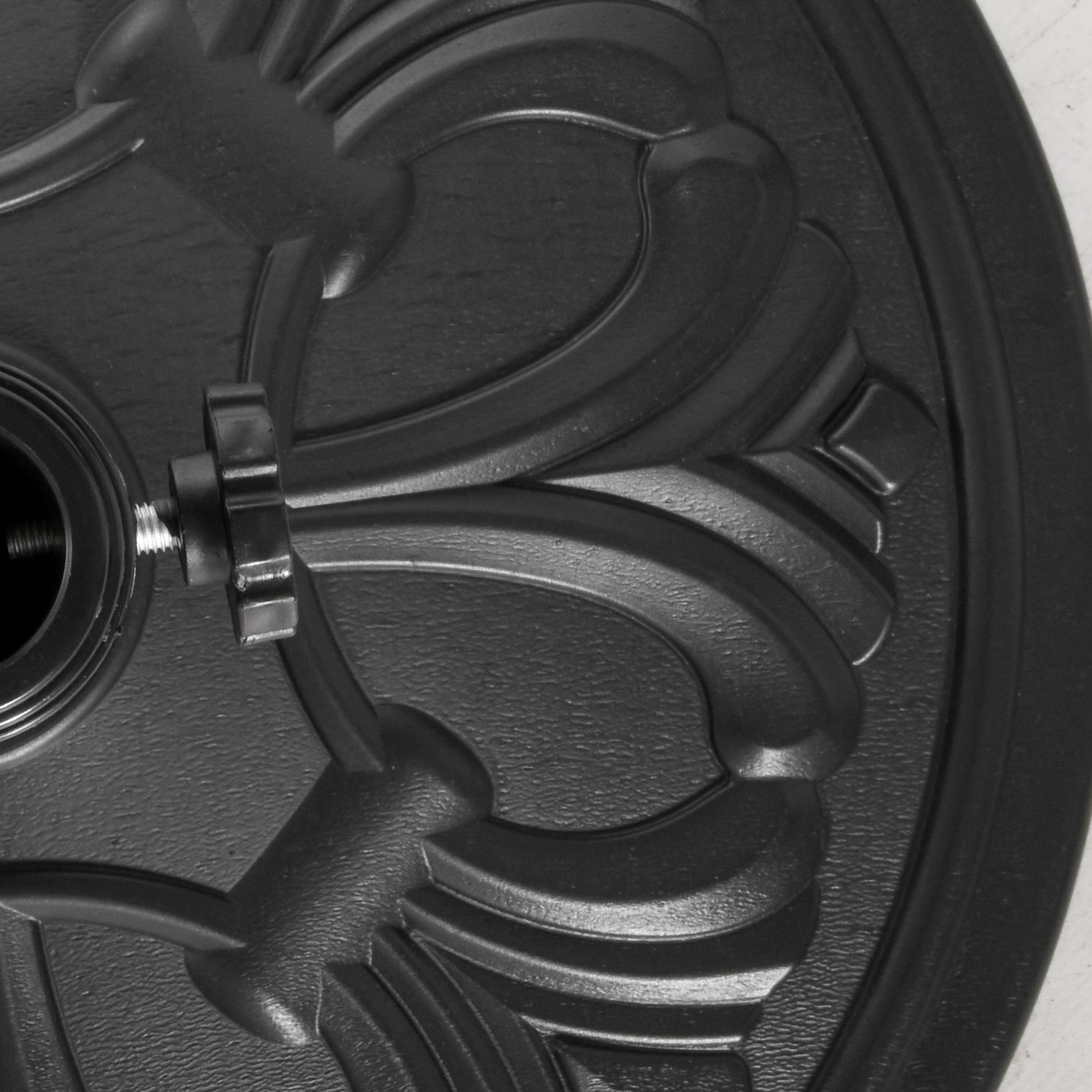 Outsunny Parasolvoet van Cement 22kg Rond met Vergrendelknop