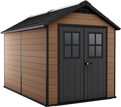 Keter Casetta da Giardino Newton 7511, Marrone, 228 X 350 X 252 h