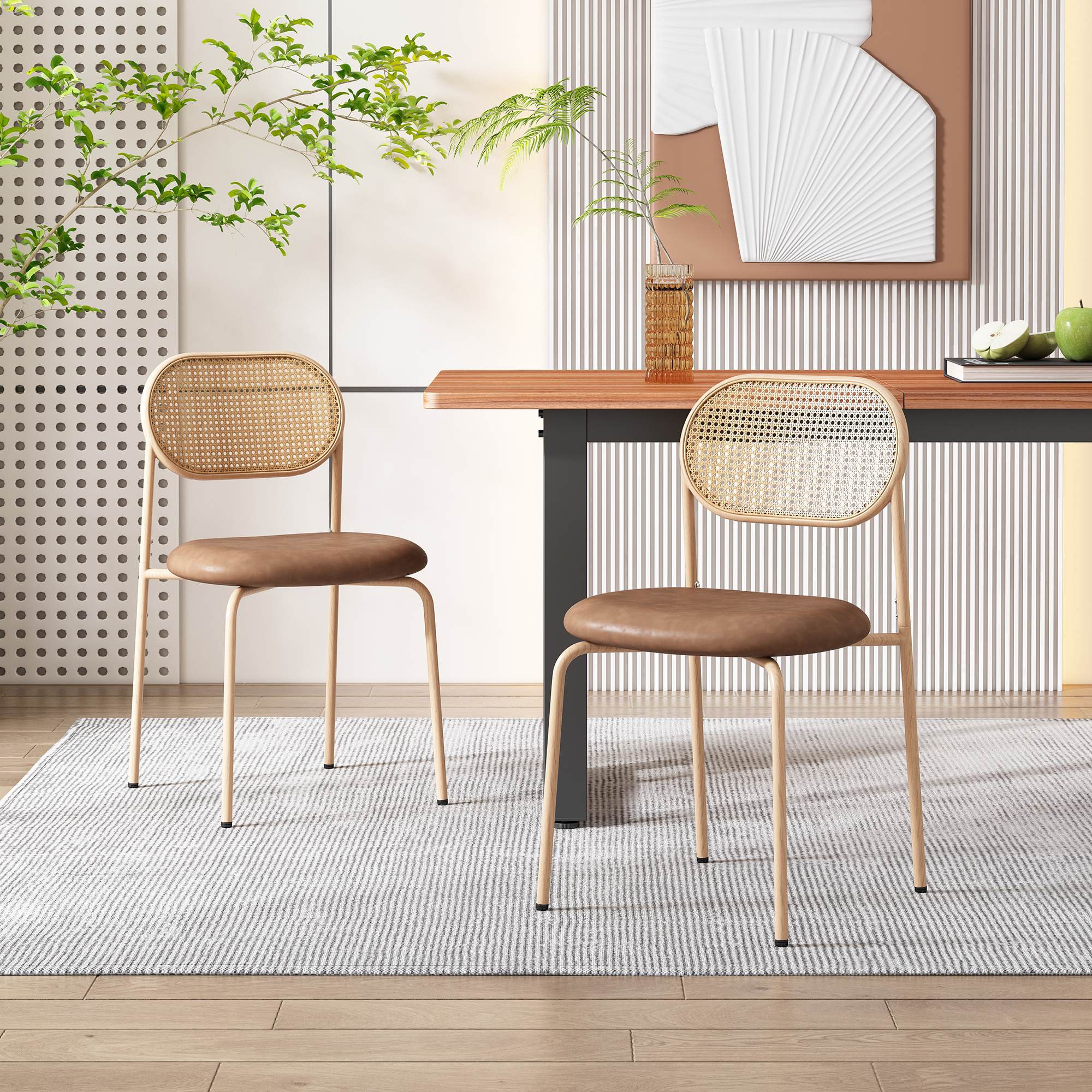 Chaises de salle à manger rotin