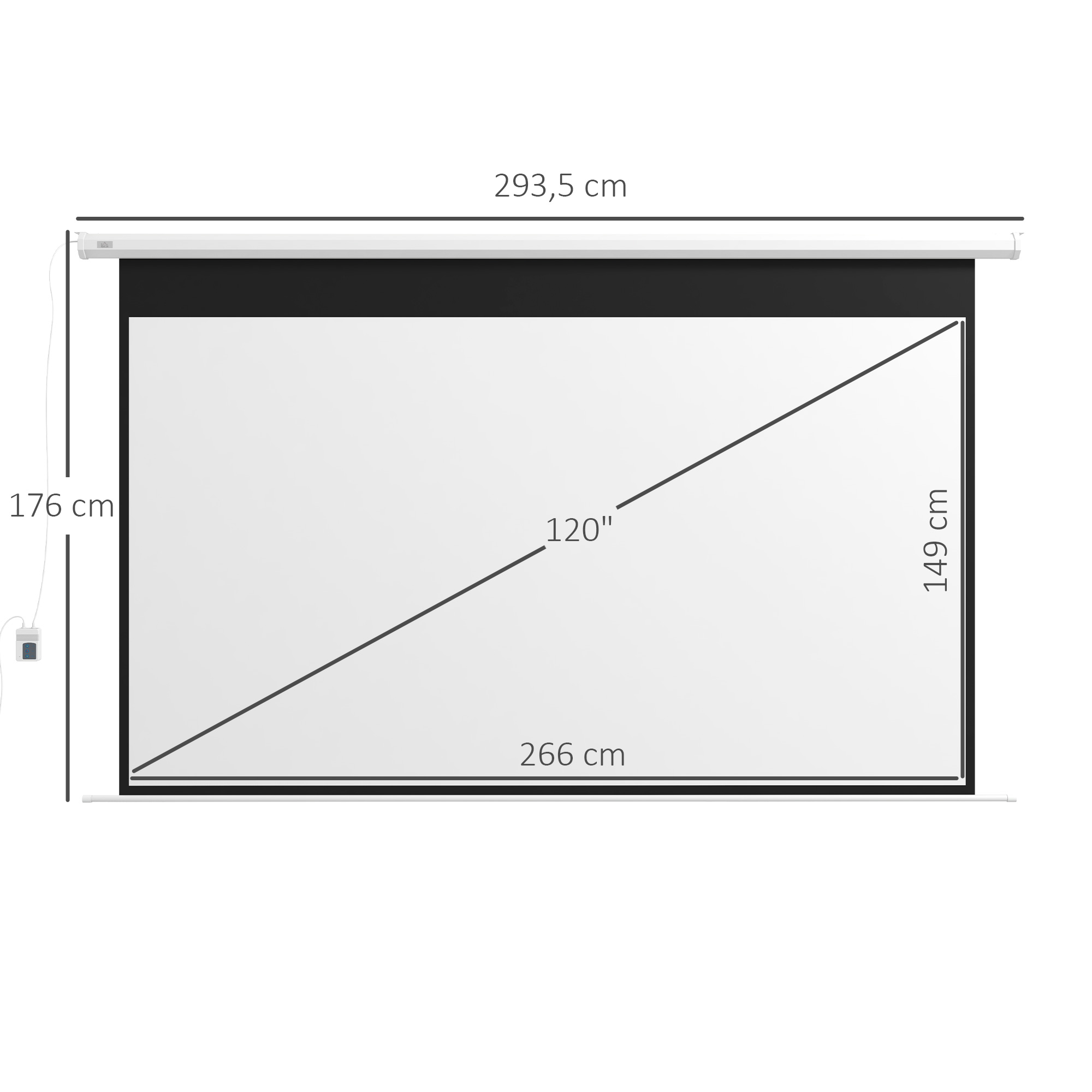 Pantalla de proyector portátil para interiores y exteriores Pantalla de trípode