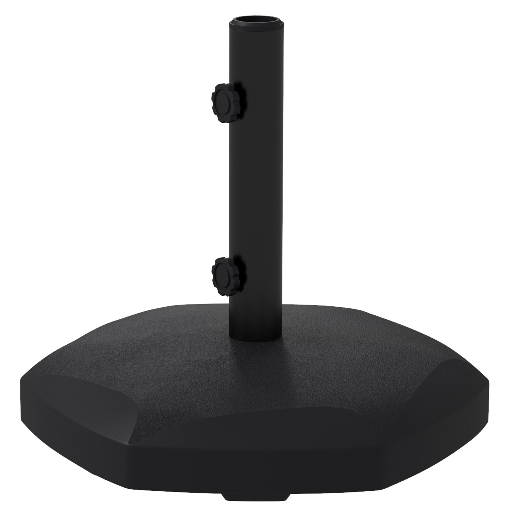 Outsunny Baza Umbrela 25kg Ciment Plastic pentru Stalpi 38-48mm Postament Negru O54x46.5cm | Aosom Romania Outsunny Baza Umbrela 25kg Ciment Plastic pentru Stalpi 38-48mm Postament Negru O54x46.5cm | Aosom Romania