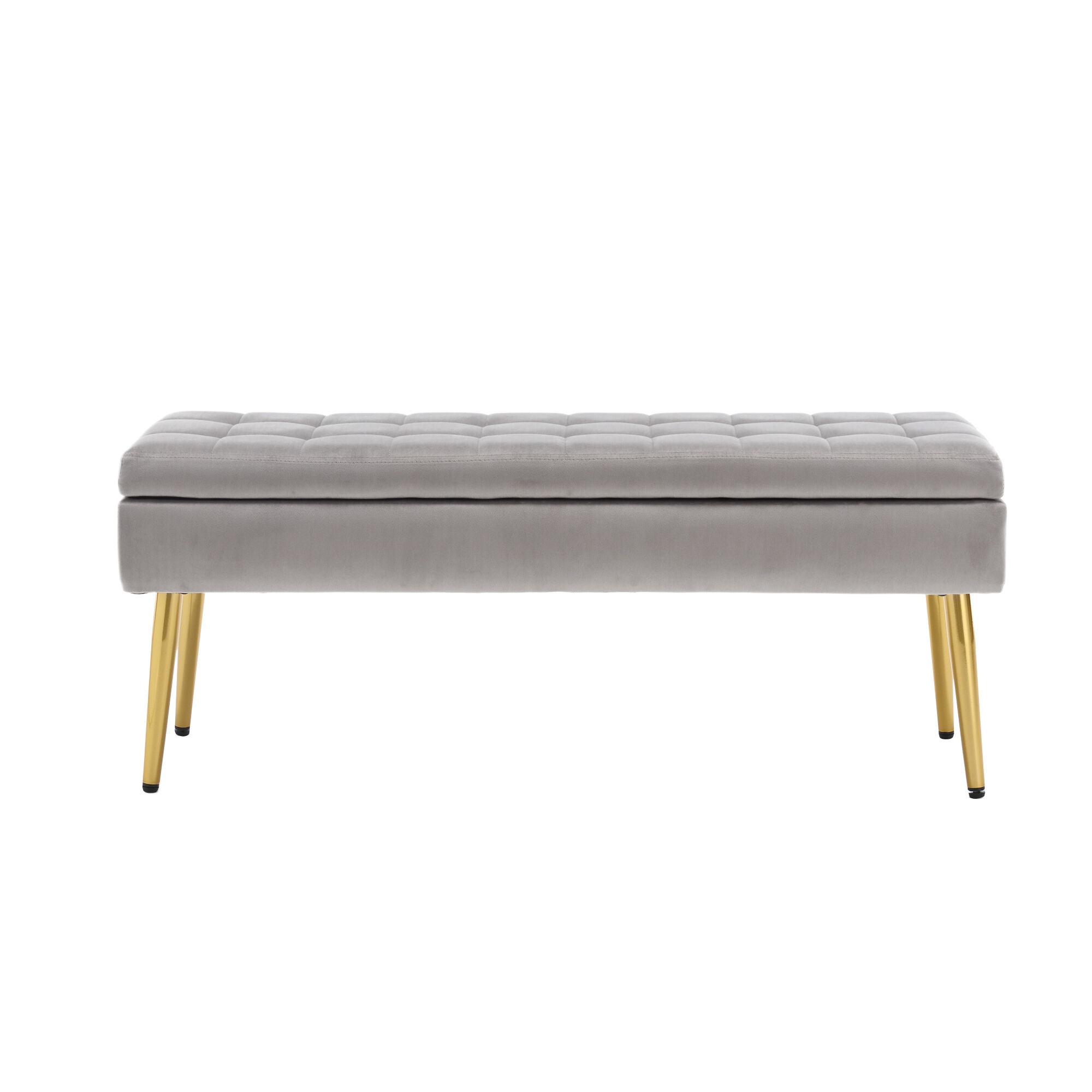 EsEntL Panca Imbottita per Ingresso con portascarpe, Struttura in Metallo, scarpiera in Velluto per Camera da Letto, fine Letto, corridoio, Porta, Soggiorno, Fango