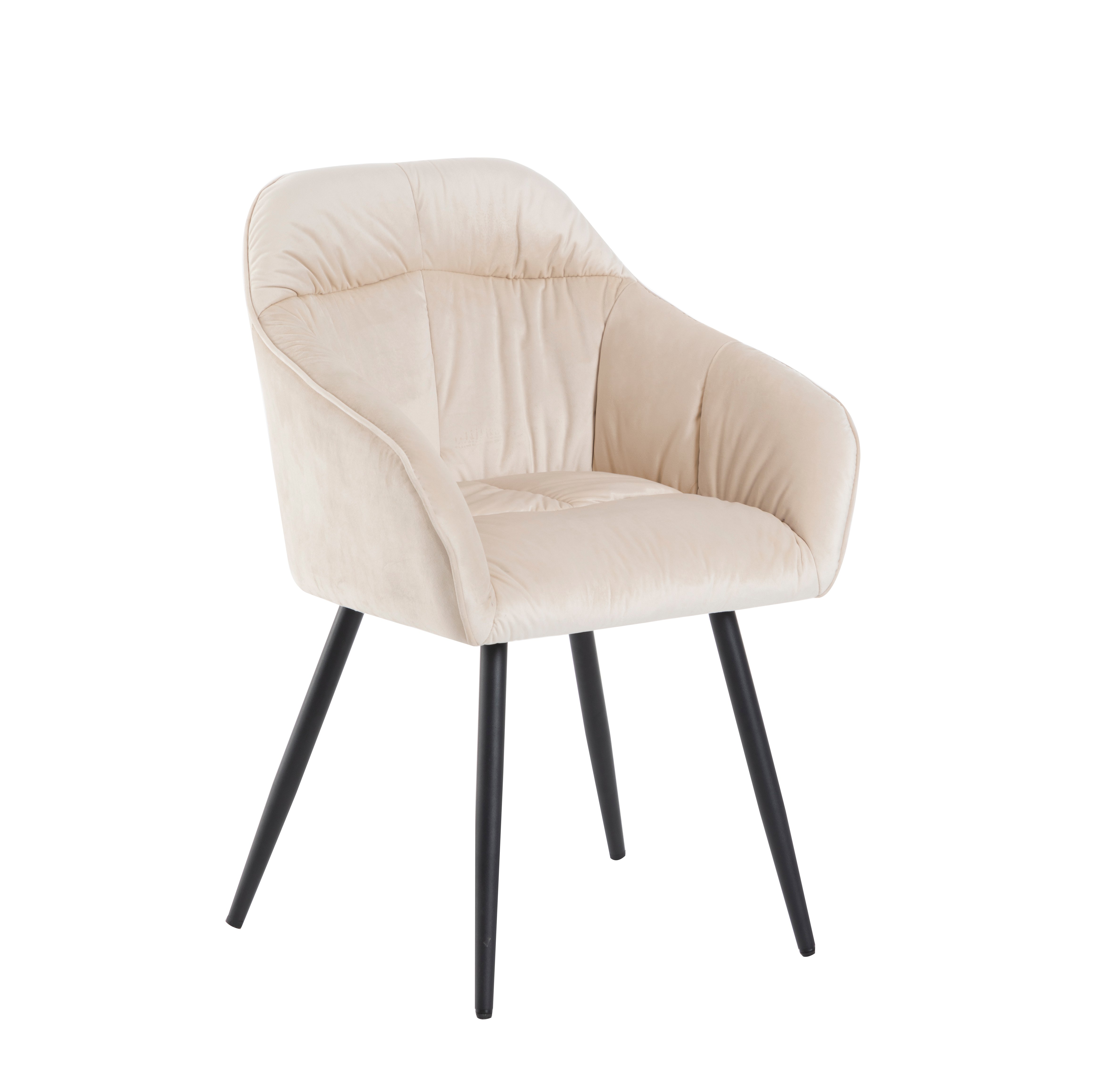 Sedia Da Sala Da Pranzo Dal Design Retrò In Tessuto Di Velluto Rosa Con Gambe In Metallo Dorato 040002225 54610609