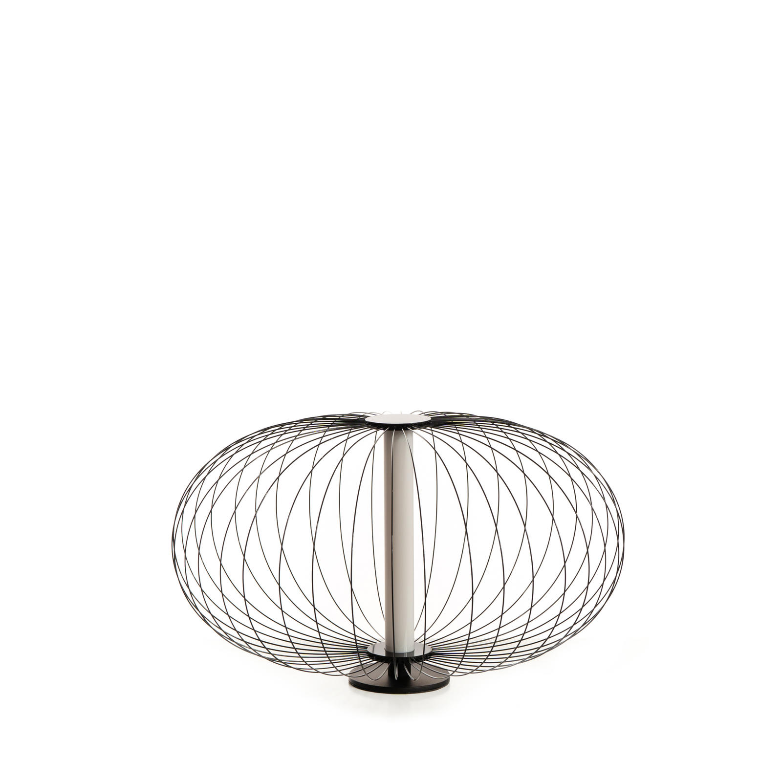 STONES Mizar lampada da tavolo in metallo verniciato nero