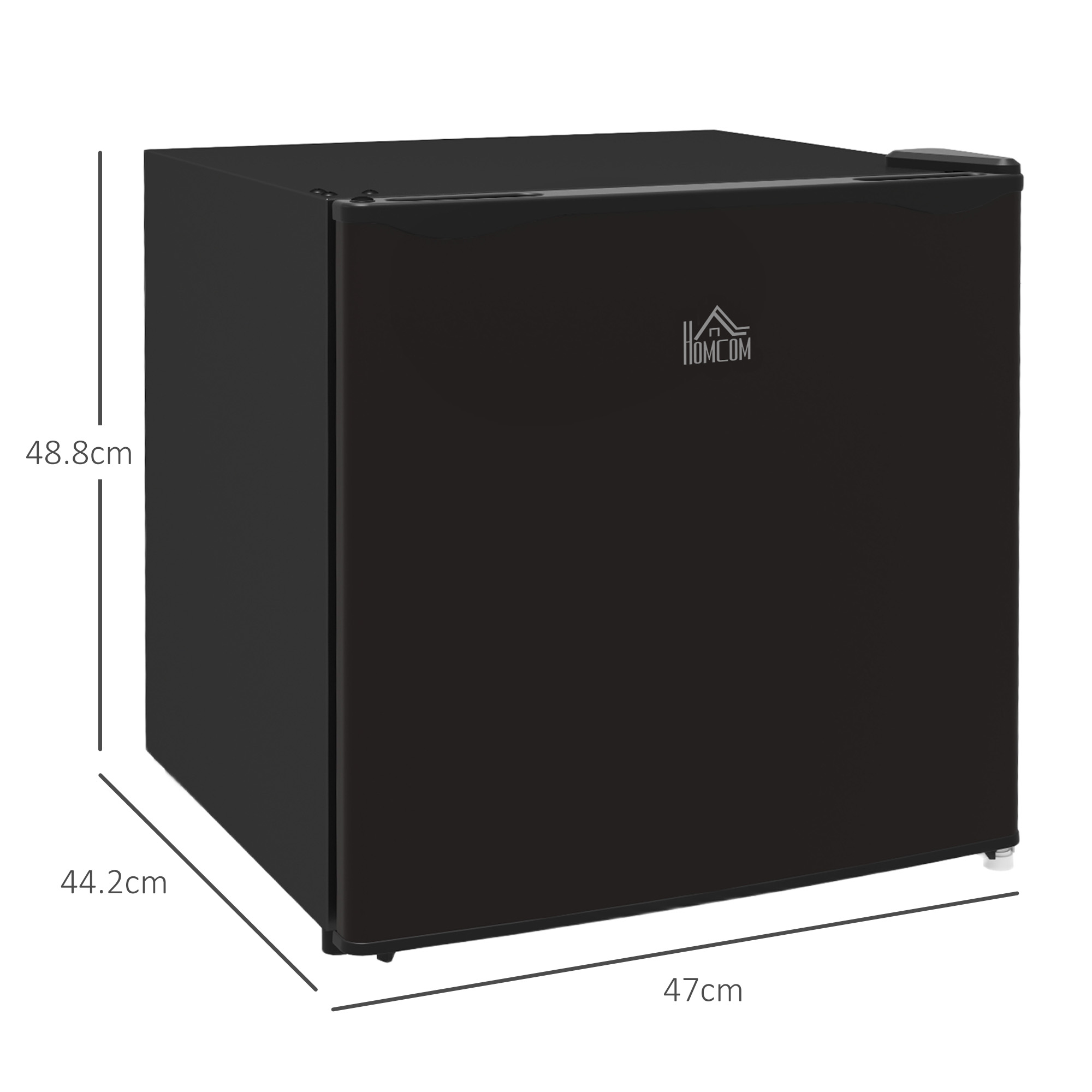 HOMCOM 35L Mini Freezer, -24℃ to -14℃ Temperature Black 3