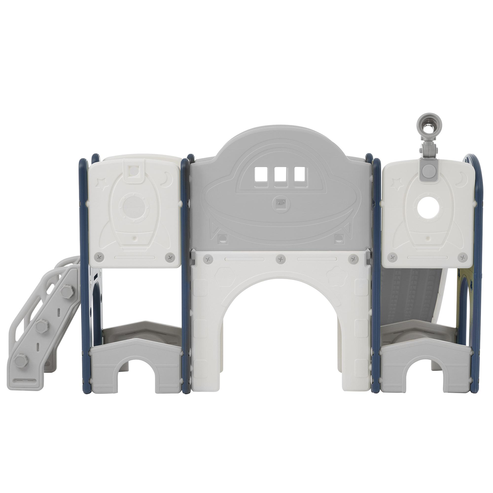 10 en 1 Toboggan pour enfants Jouets d'escalade, toboggan