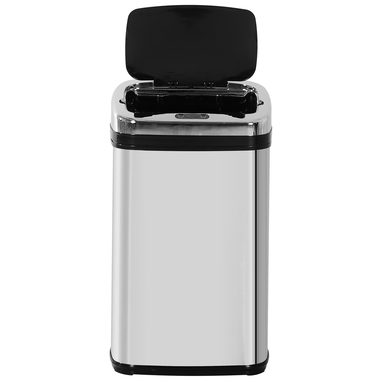 Pattumiera con sensore automatico 70 L acciaio al carbonio nero 02_0043843