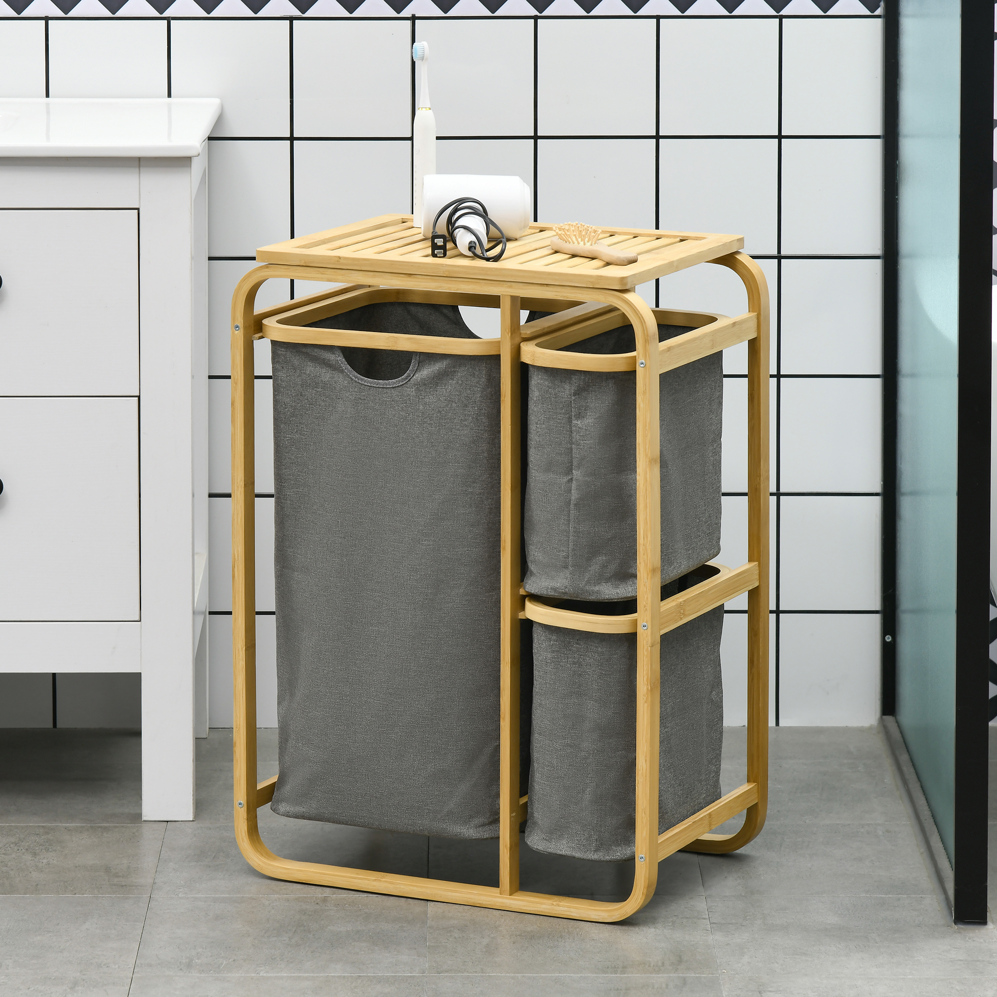 HOMCOM Wäschekorb Wäschekorb Wäschekorb Wäschekorb Wäschekorb Wäschekorb Wä günstig online kaufen