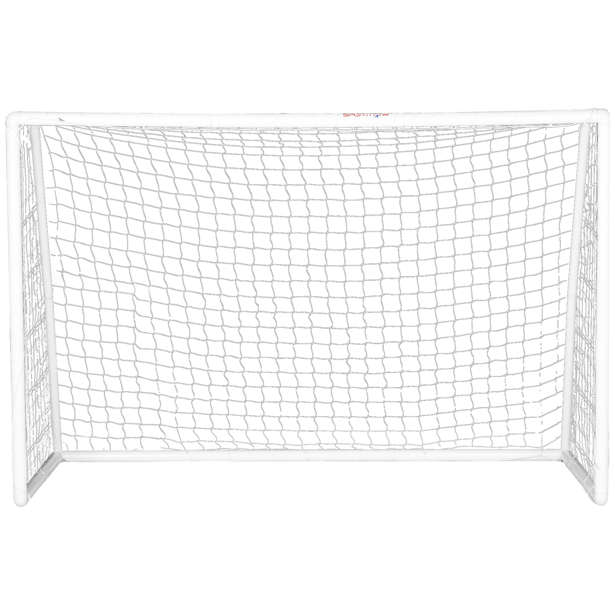 SPORTNOW Fußballtor mit Netz PVC-Pfosten und Bodennägeln für schnelle