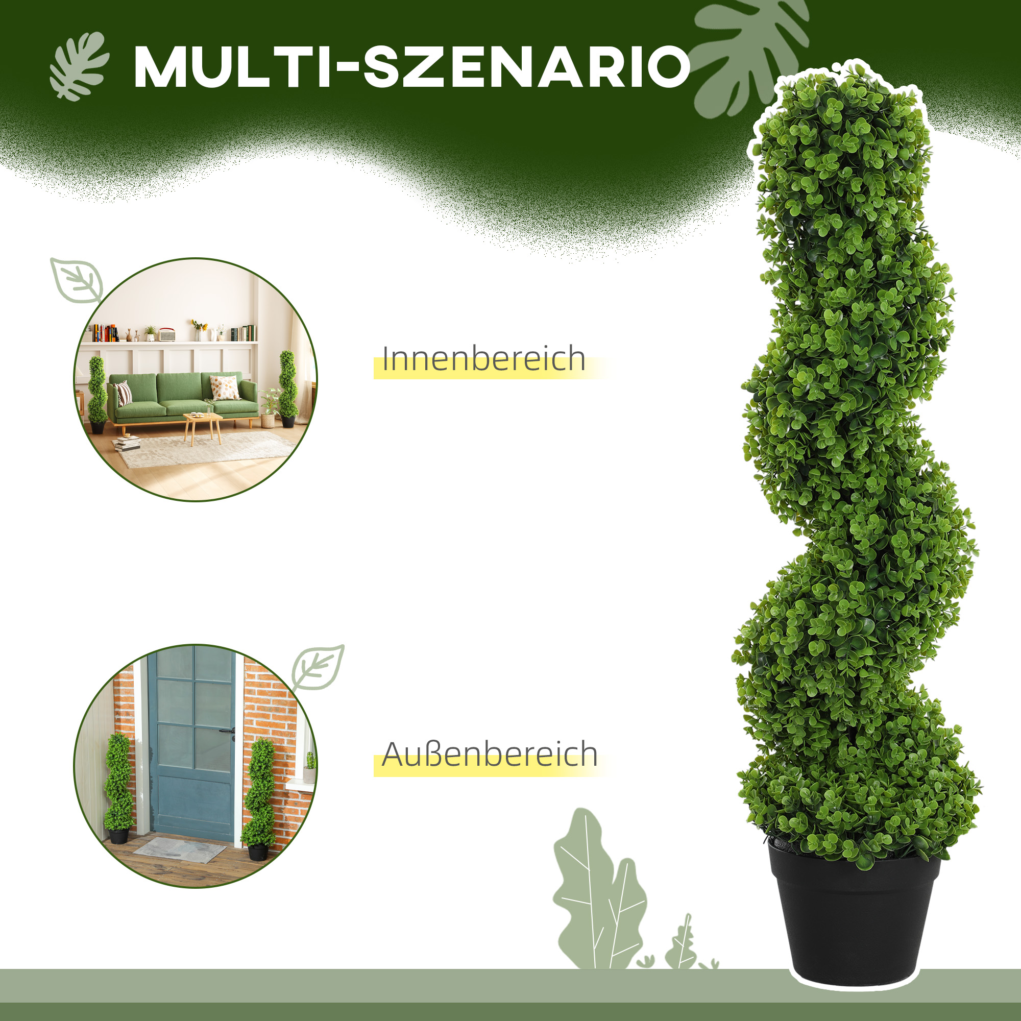 GreenDream® Kunstplanten set met 3 Kleine kunstplanten 20 cm - Cadeautip