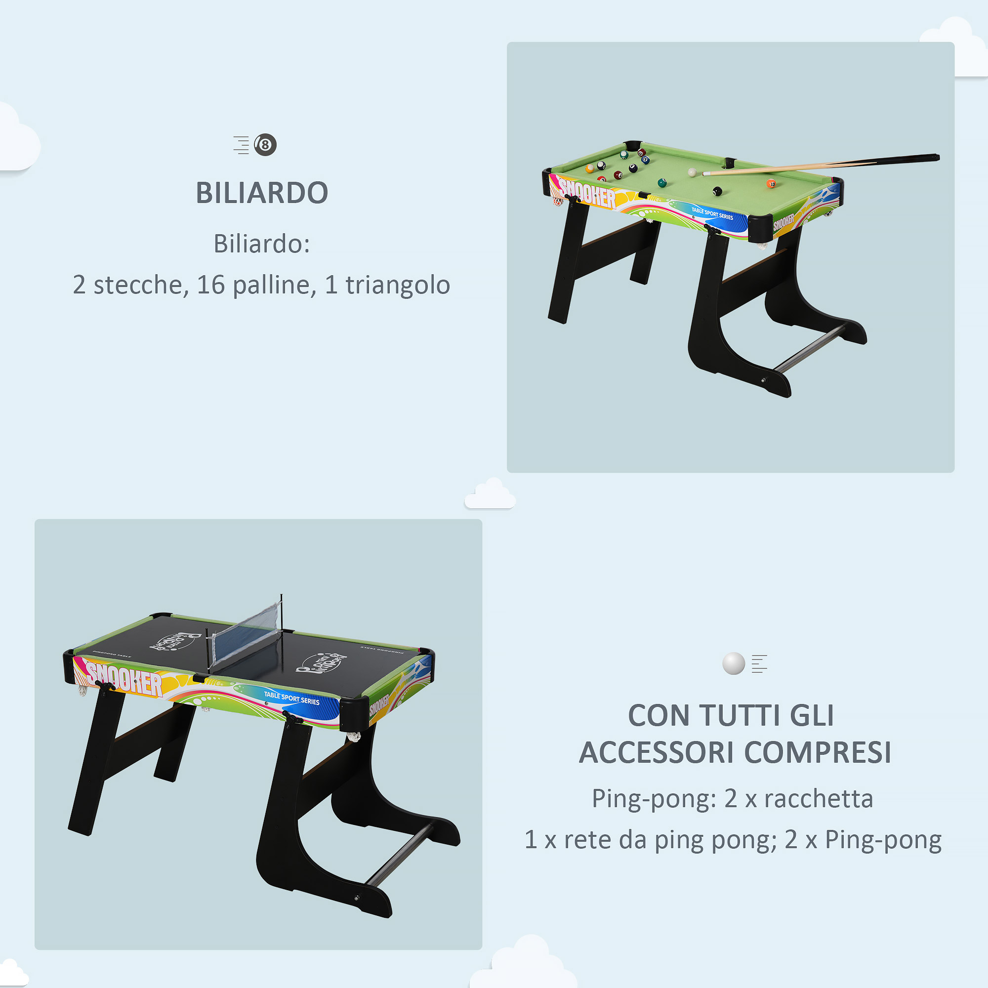 Gioco Da Tavolo Super Winner 2 In 1 – Hockey E Sling Puck In Legno, Pieghevole 36x22,3 Cm, Per Famiglie