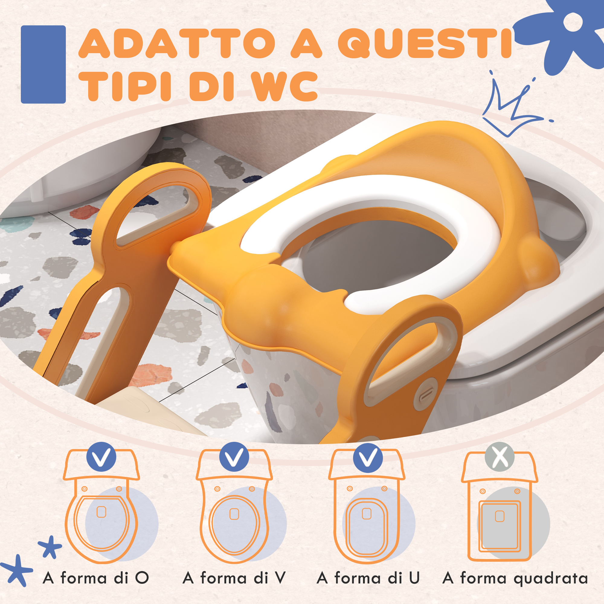 Nuby Riduttore Per Water – Sedile Vasino Per Bambini, Facile Da Pulire, Adatto A WC Standard