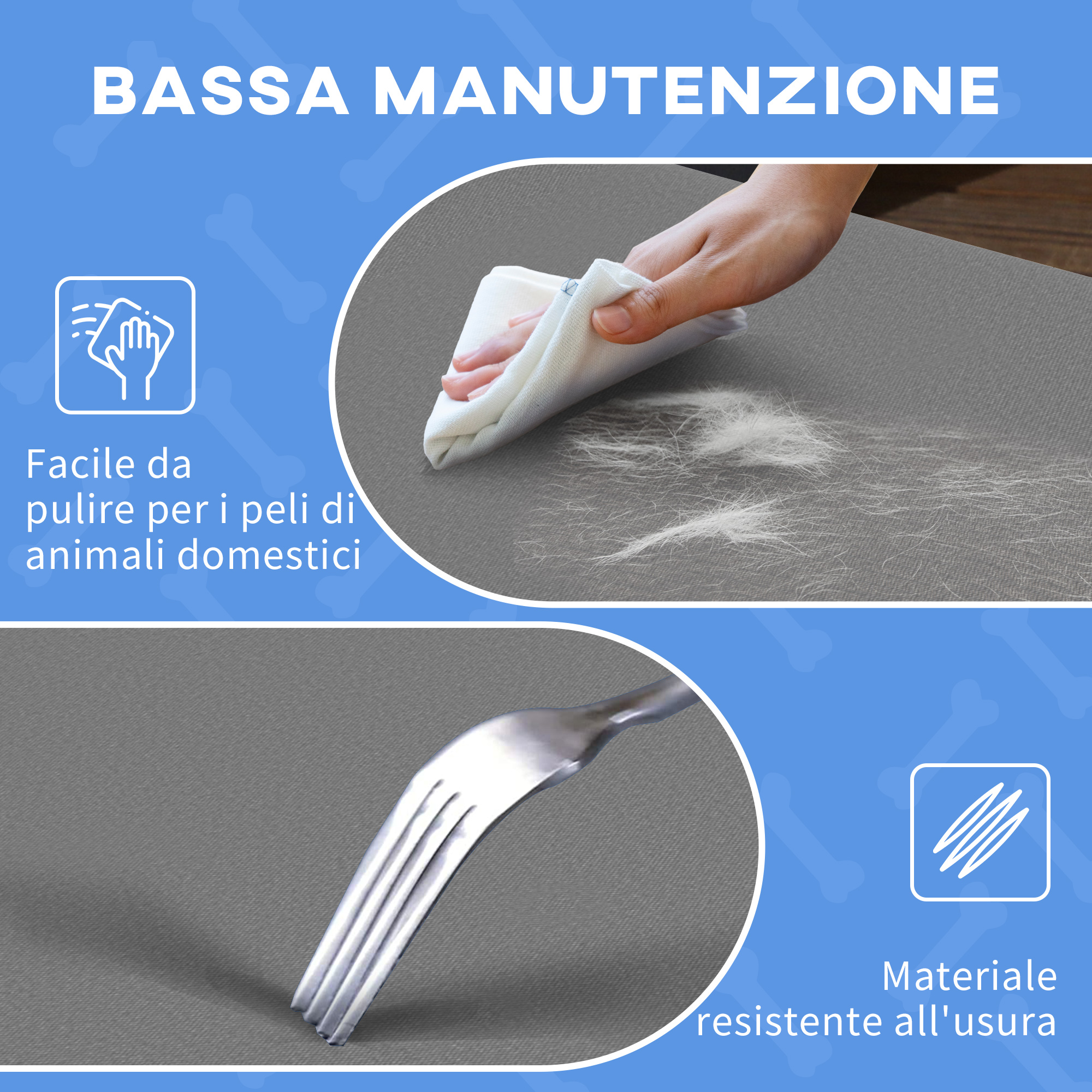 PawHut Lettino Rialzato Per Cani – Estivo, Traspirante, Con Struttura In Acciaio – Adatto Fino A 40 Kg – 130x90x20 Cm